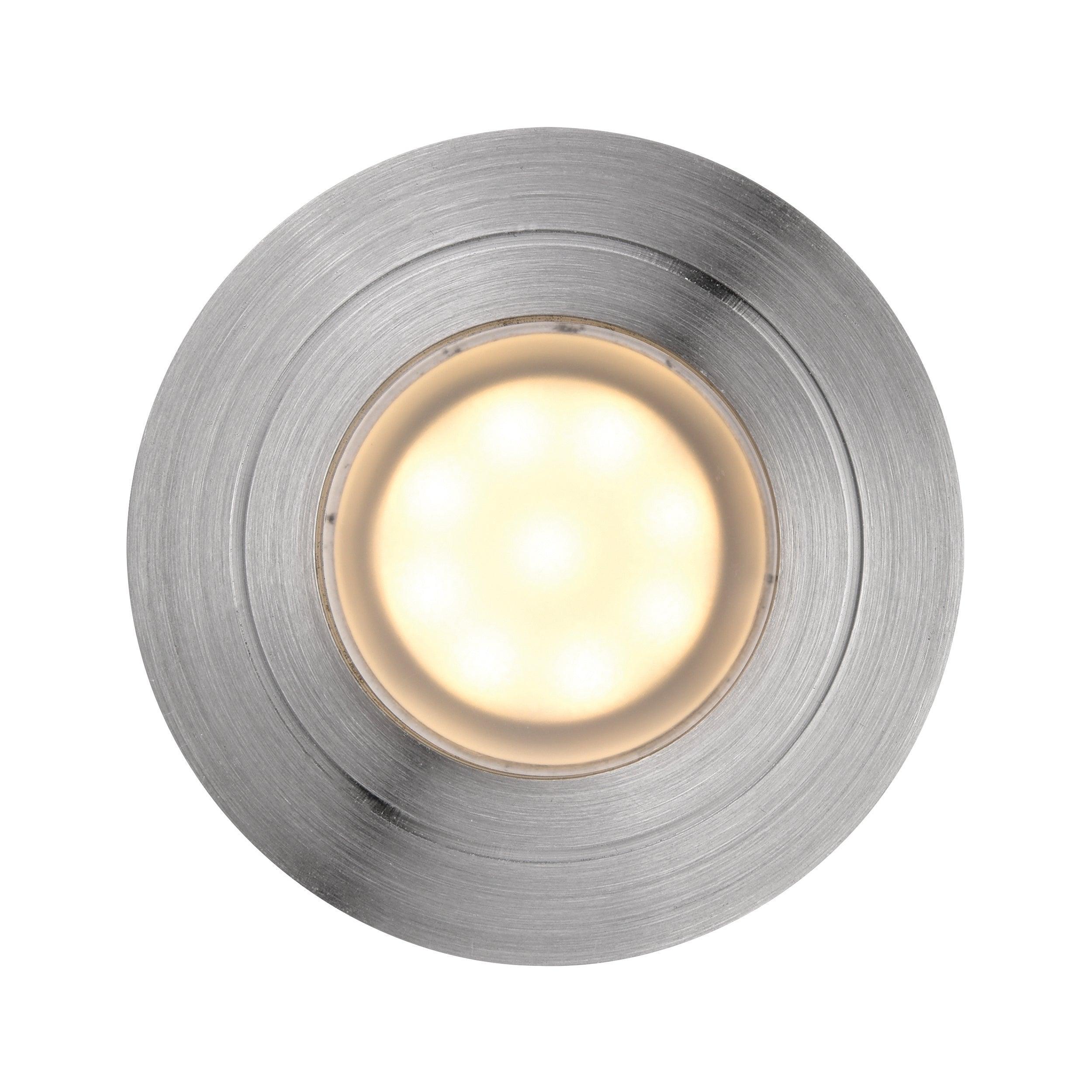 hayz warm white decking light ip67 1 2w by saxby lighting, close up image 342
