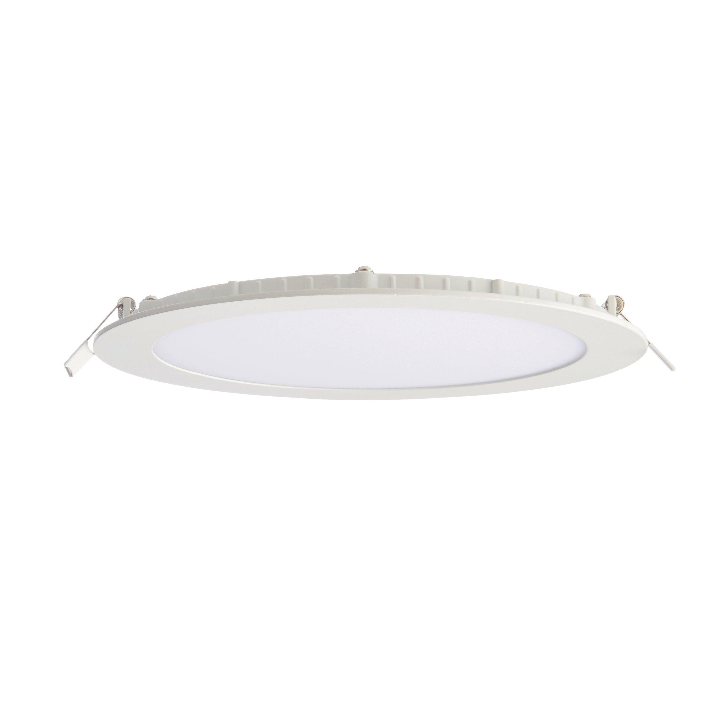 siriodisc cool white led recessed light ip44 18wby Saxby Lighting, close up image