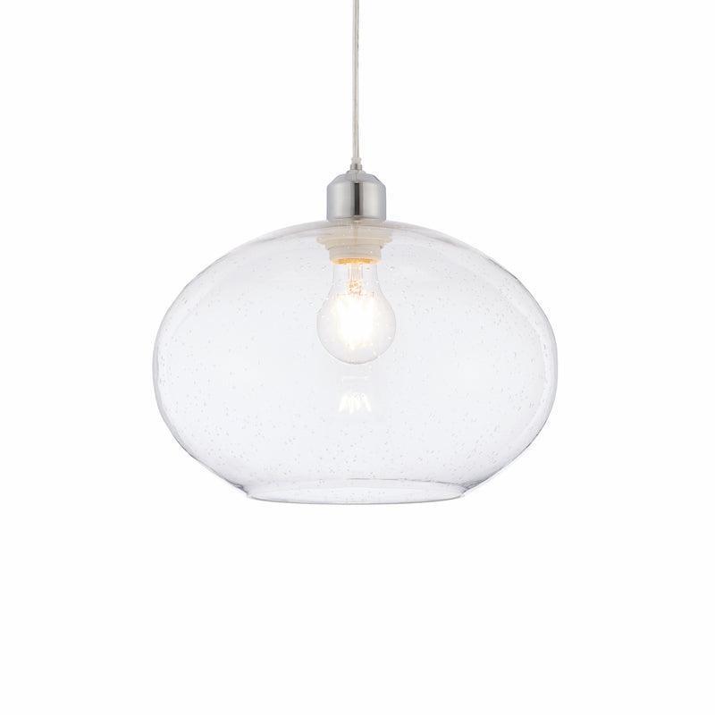 Dimitri 1 Light Clear Ceiling Pendant Light - shade only-Ceiling Pendant Lights-Endon Lighting Hallway Lighting Family Image Tiffany Lighting Direct