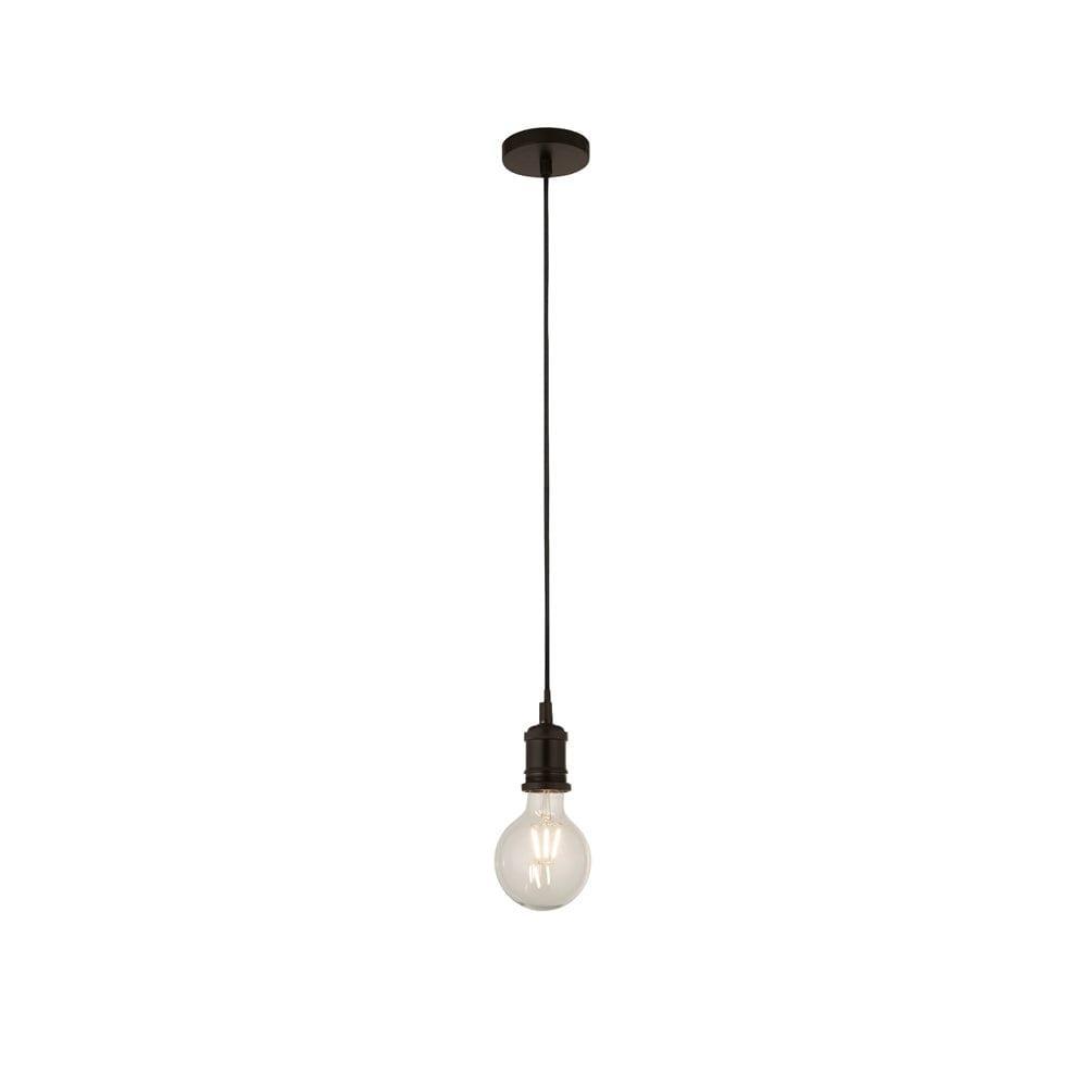 Suspensions Black 1 Light Cable Set Glass Globe Pendant-Ceiling Pendant Lights-1-Tiffany Lighting Direct