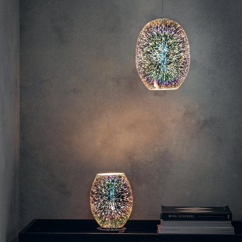 Endon Stellar 1 Light Glass Table Lamp 5