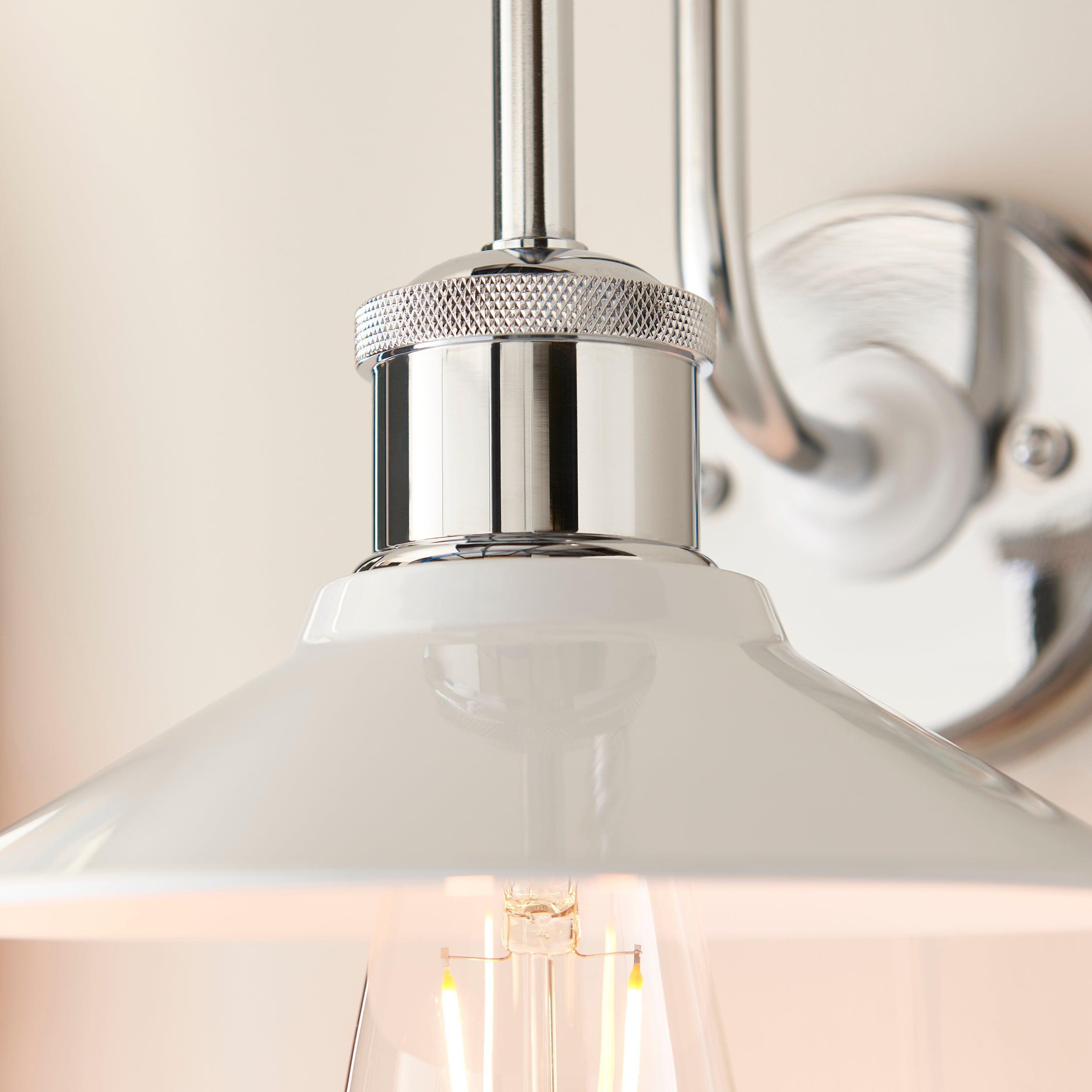 boscombe chrome fisherman bathroom wall light pull cord close fitting image