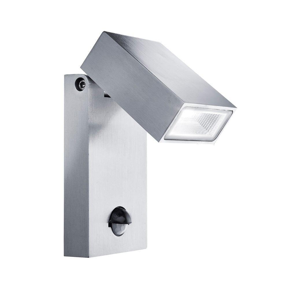 metro led outdoor aluminium down wall light pir