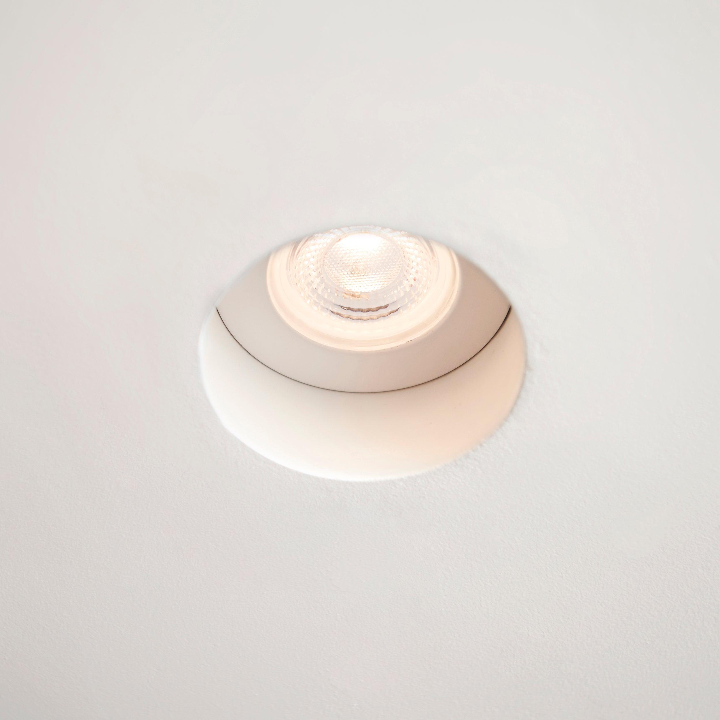shieldeco trimless recessed ceiling light bezel round saxby lighting, close up LED Lamp Image 13