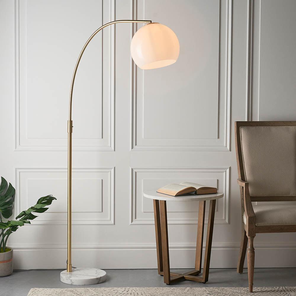Endon Otto 1 Light Brass Finish Floor Lamp by Endon Lighting 3