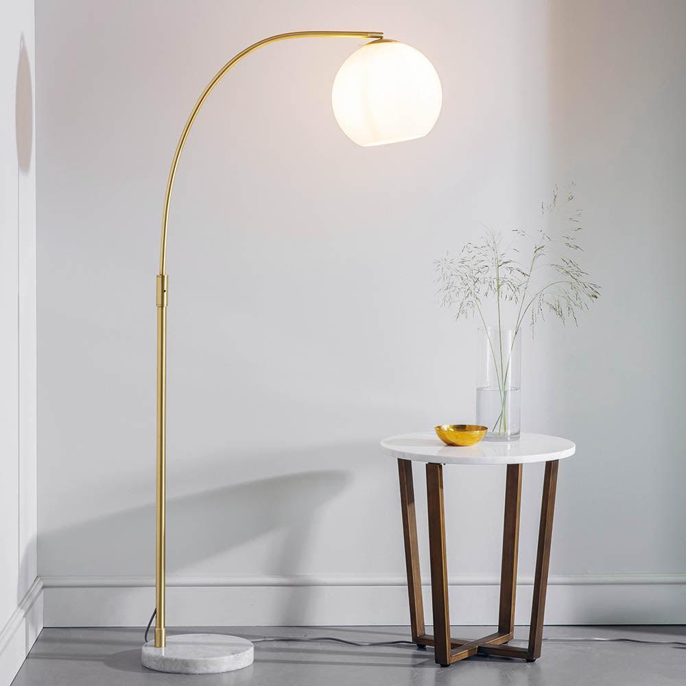 Endon Otto 1 Light Brass Finish Floor Lamp by Endon Lighting 4