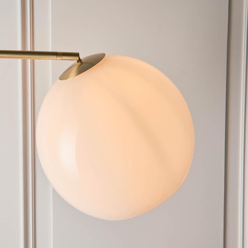 Endon Otto 1 Light Brass Finish Floor Lamp by Endon Lighting 6