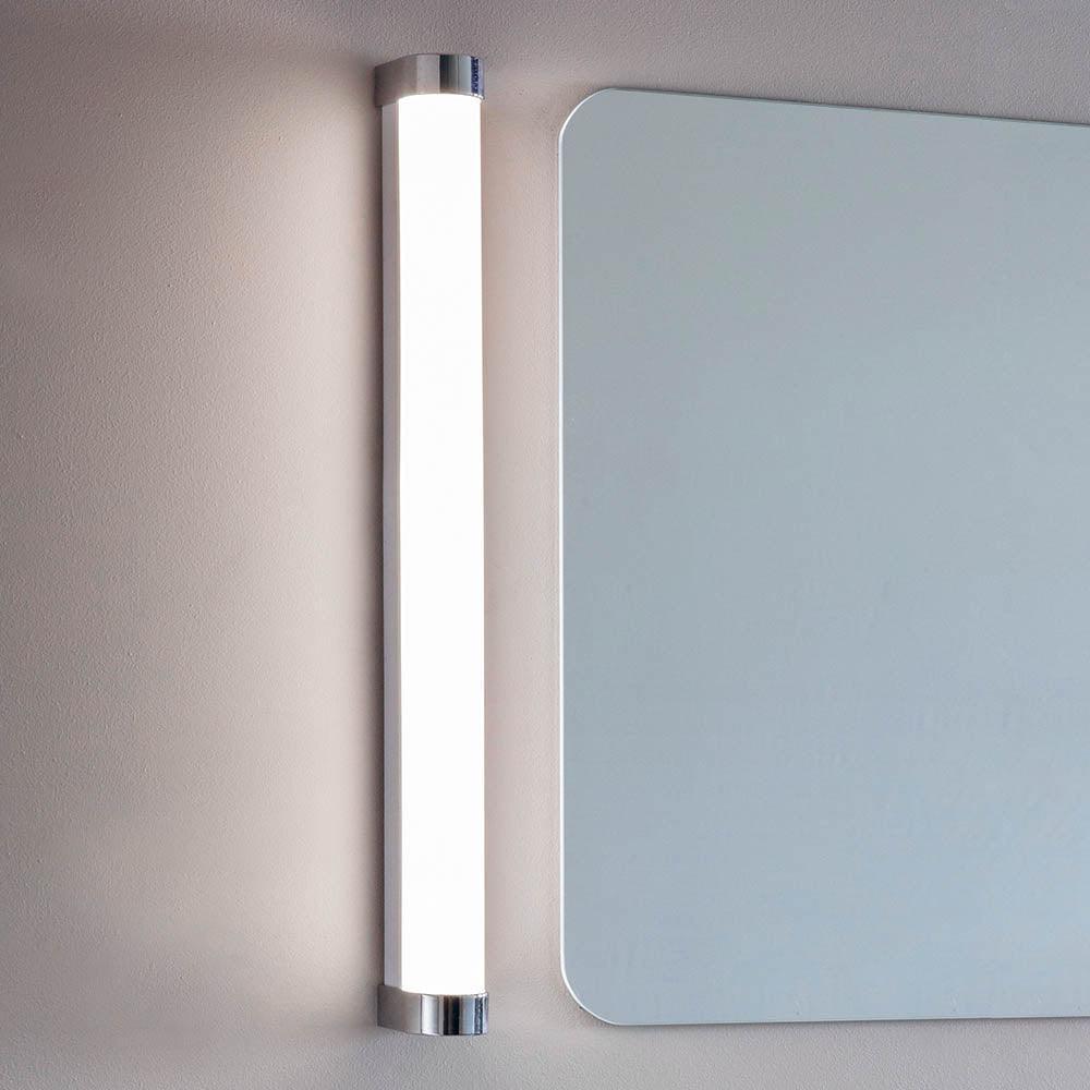 moda chrome finish bathroom wall light by Endon Lighting Living Room Close Up 119