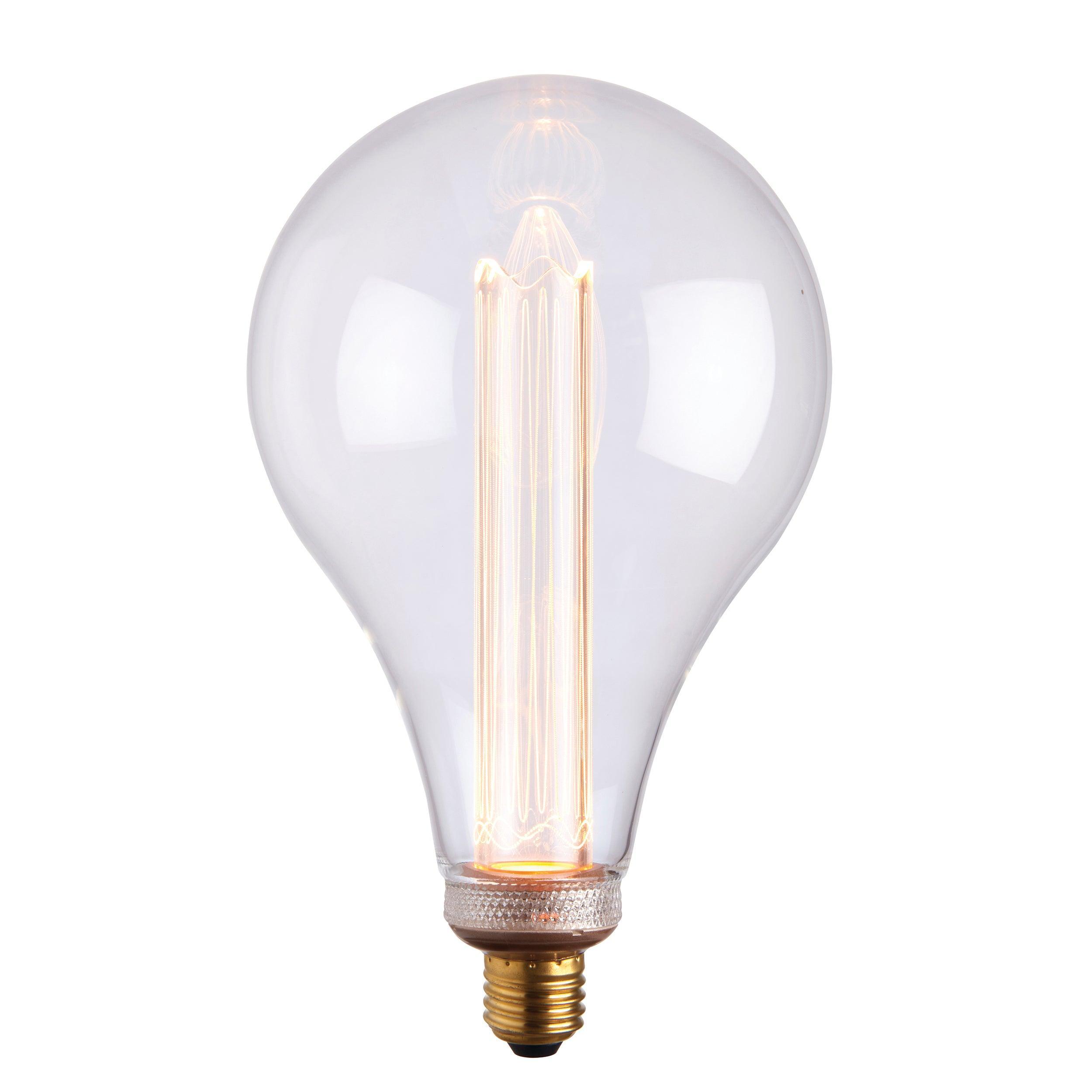 XL Dimple E27 Clear Globe Decorative LED 2.5w Light Bulb