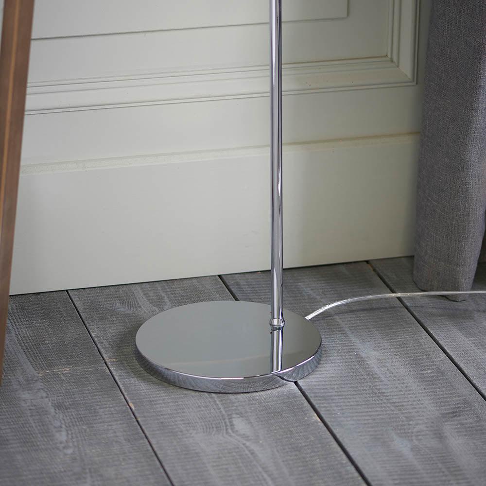 Rubens 1lt Chrome Floor Lamp 77120