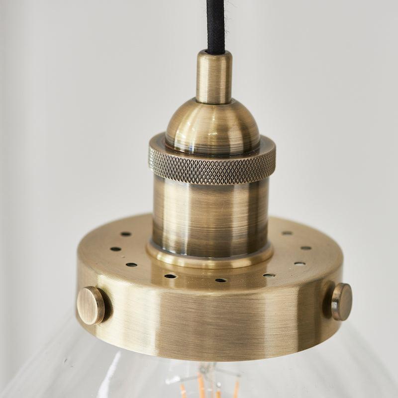 Hansen Brass Ceiling Pendant Light fitting