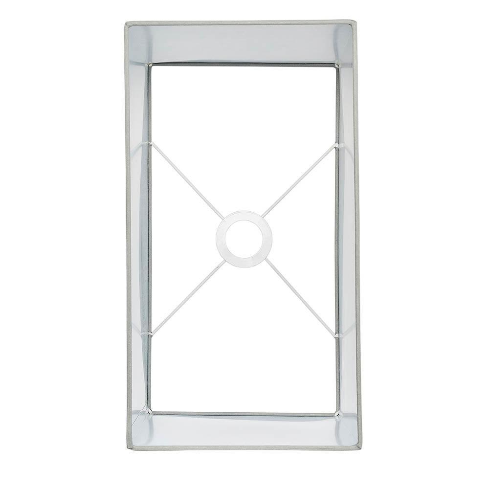 rectangular 1 light lamp shade grey small by Endon Lighting Living Room Close Up 102