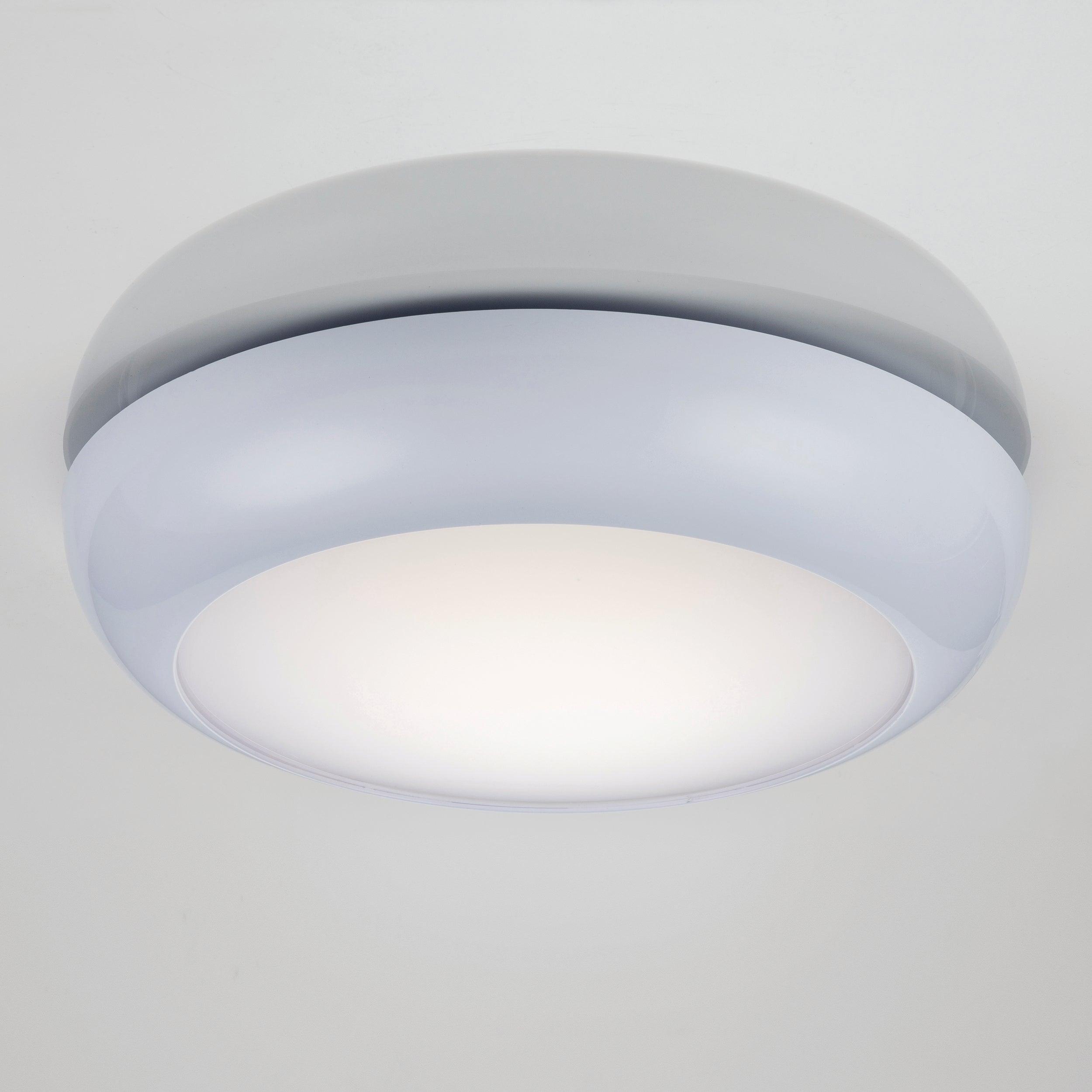 forca led white outdoor bulkhead light ip65 12w cool white by saxby lighting, close up image 110