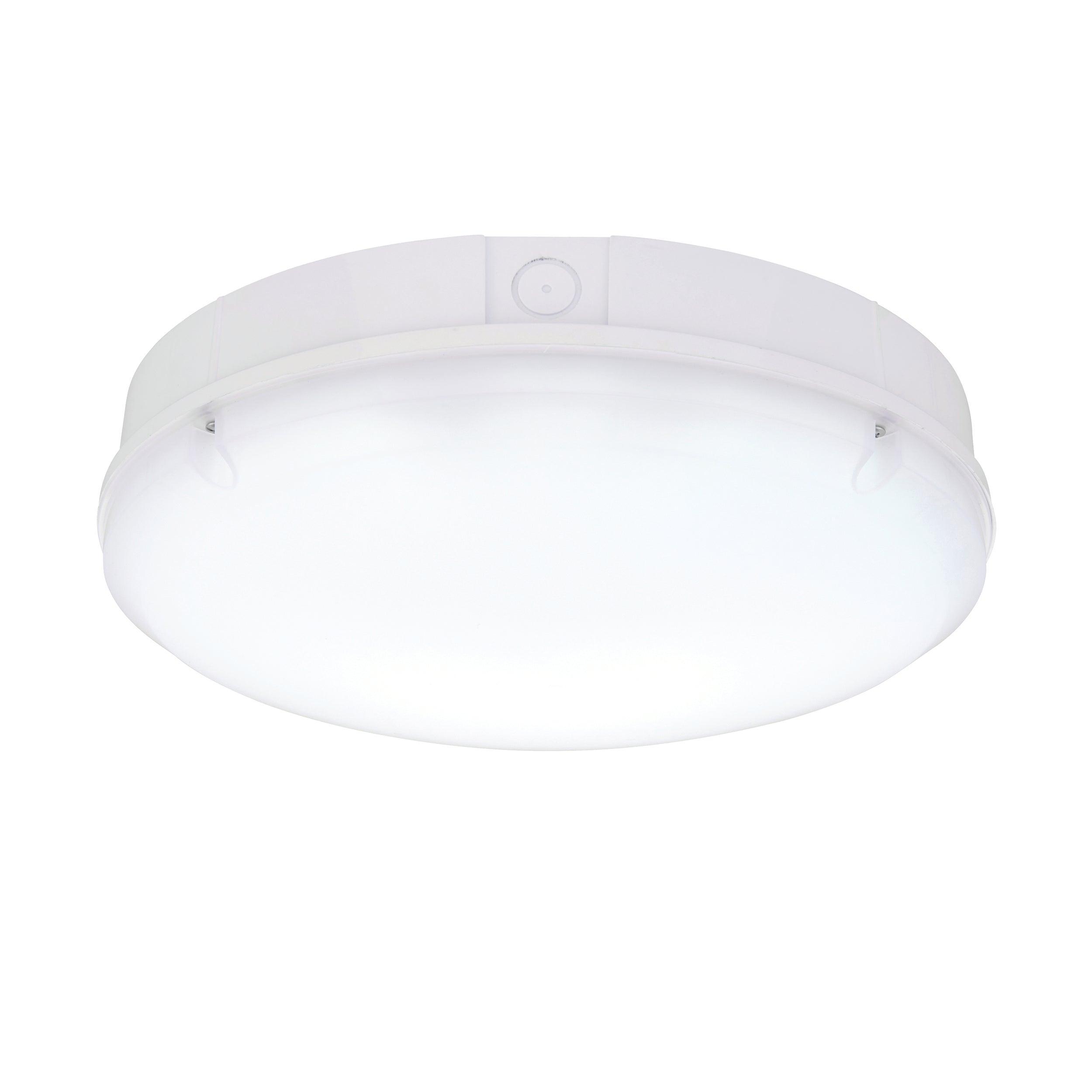 forca led bulkhead with microwave sensor ip65 18w cctby saxby lighting