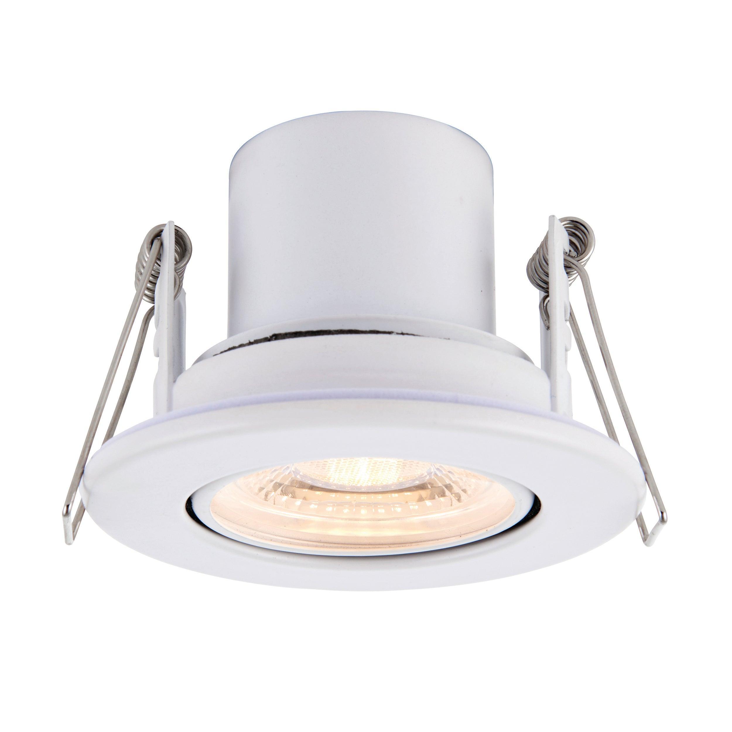 shieldeco 800 tilt warm white led recessed light 8 5wby saxby lighting