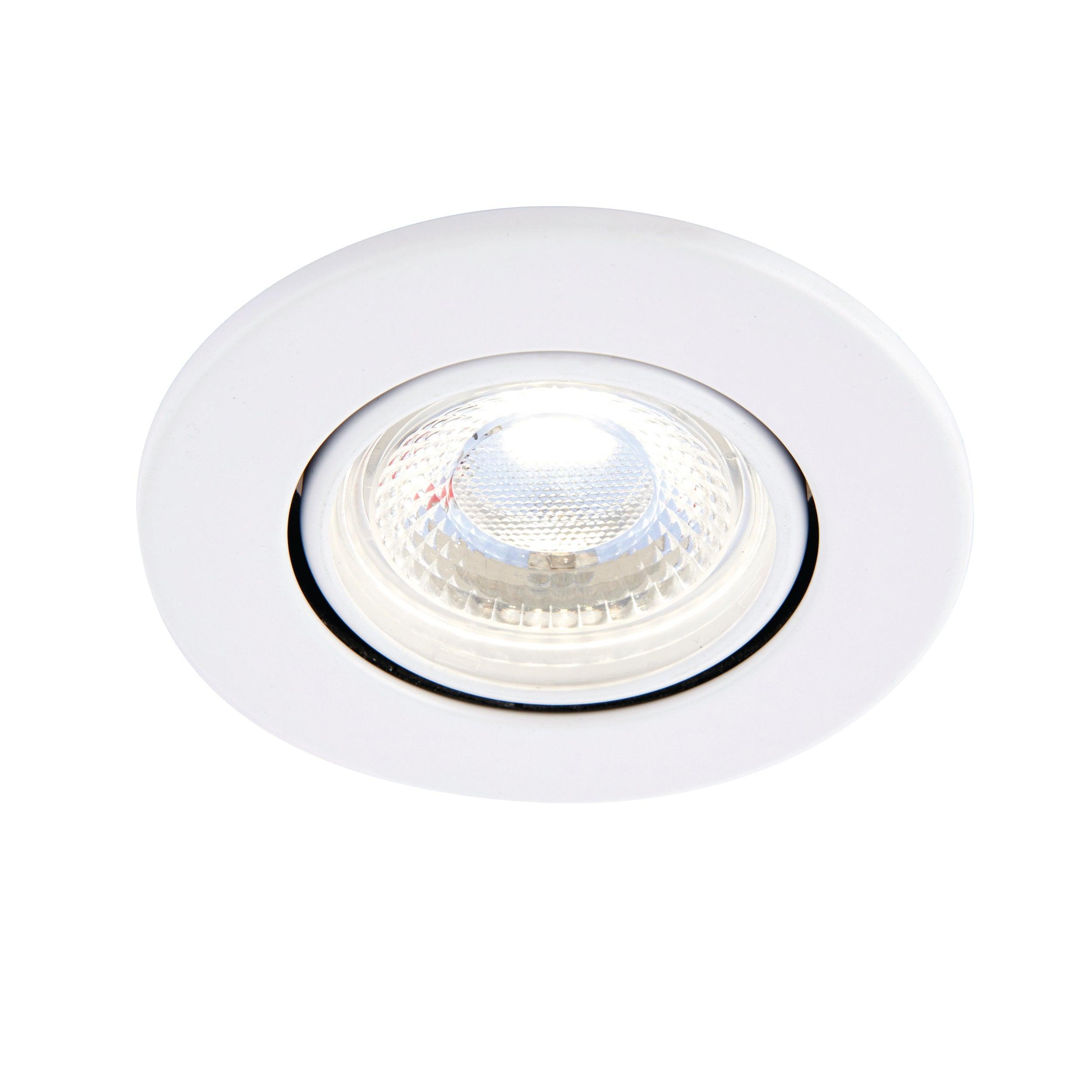 shieldeco 800 tilt cool white led recessed light 8 5w by saxby lighting, close up image 212