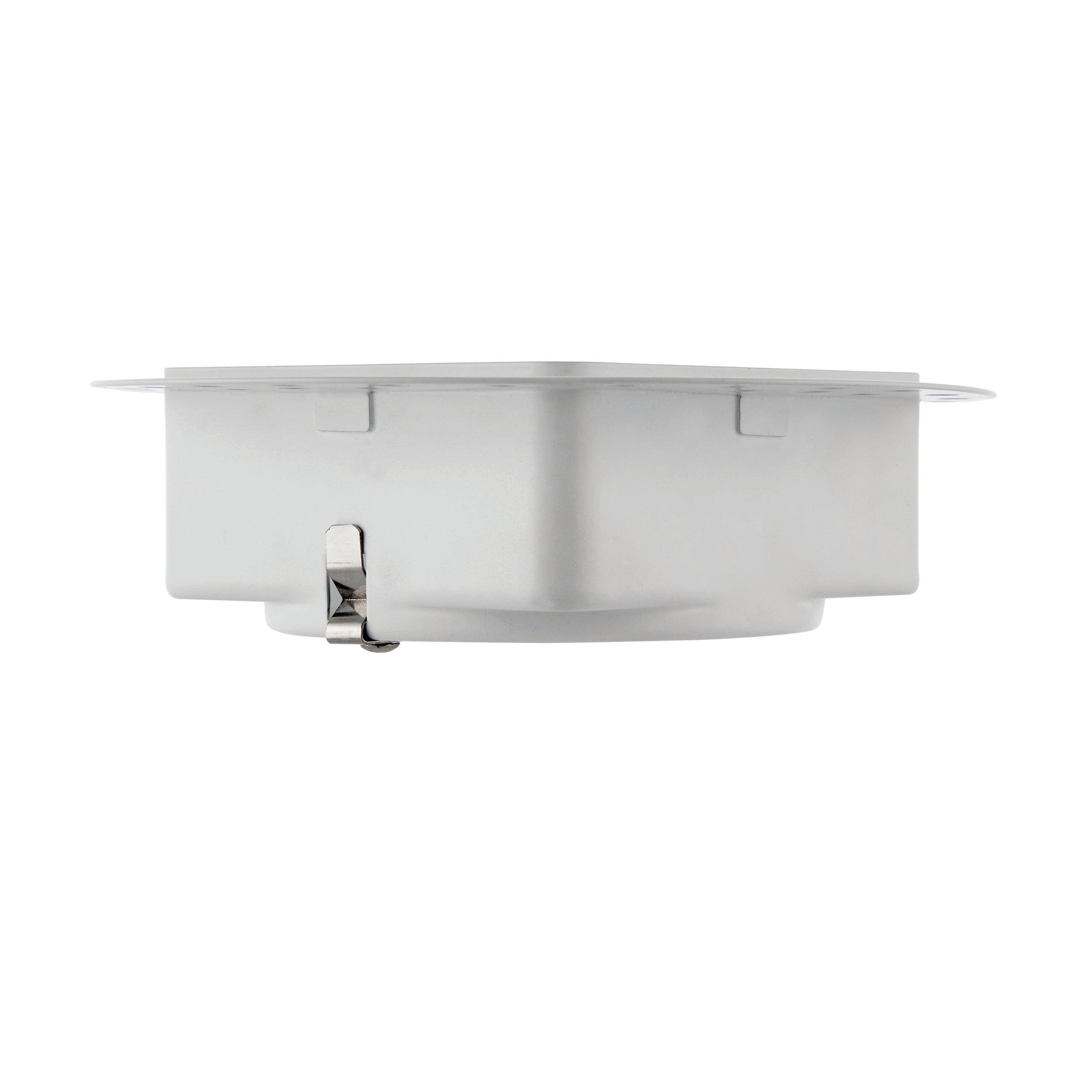 shieldeco recessed ceiling light trimless bezel squareby Saxby Lighting, close up image