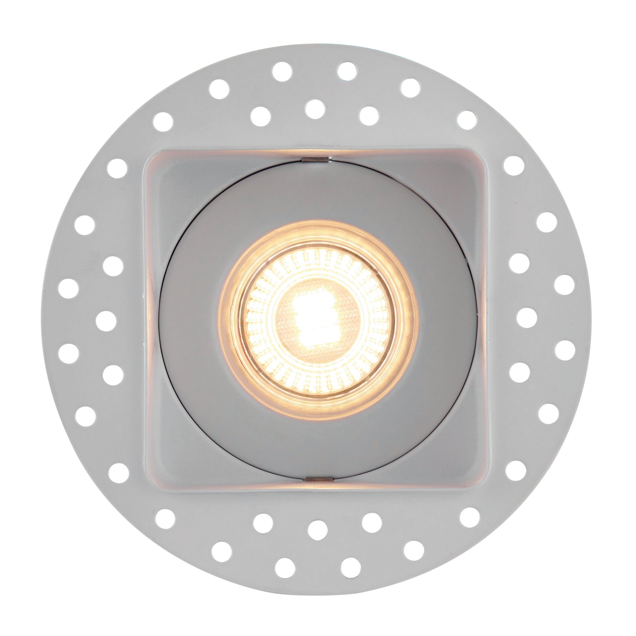 shieldeco recessed ceiling light trimless bezel square by saxby lighting, close up image 66