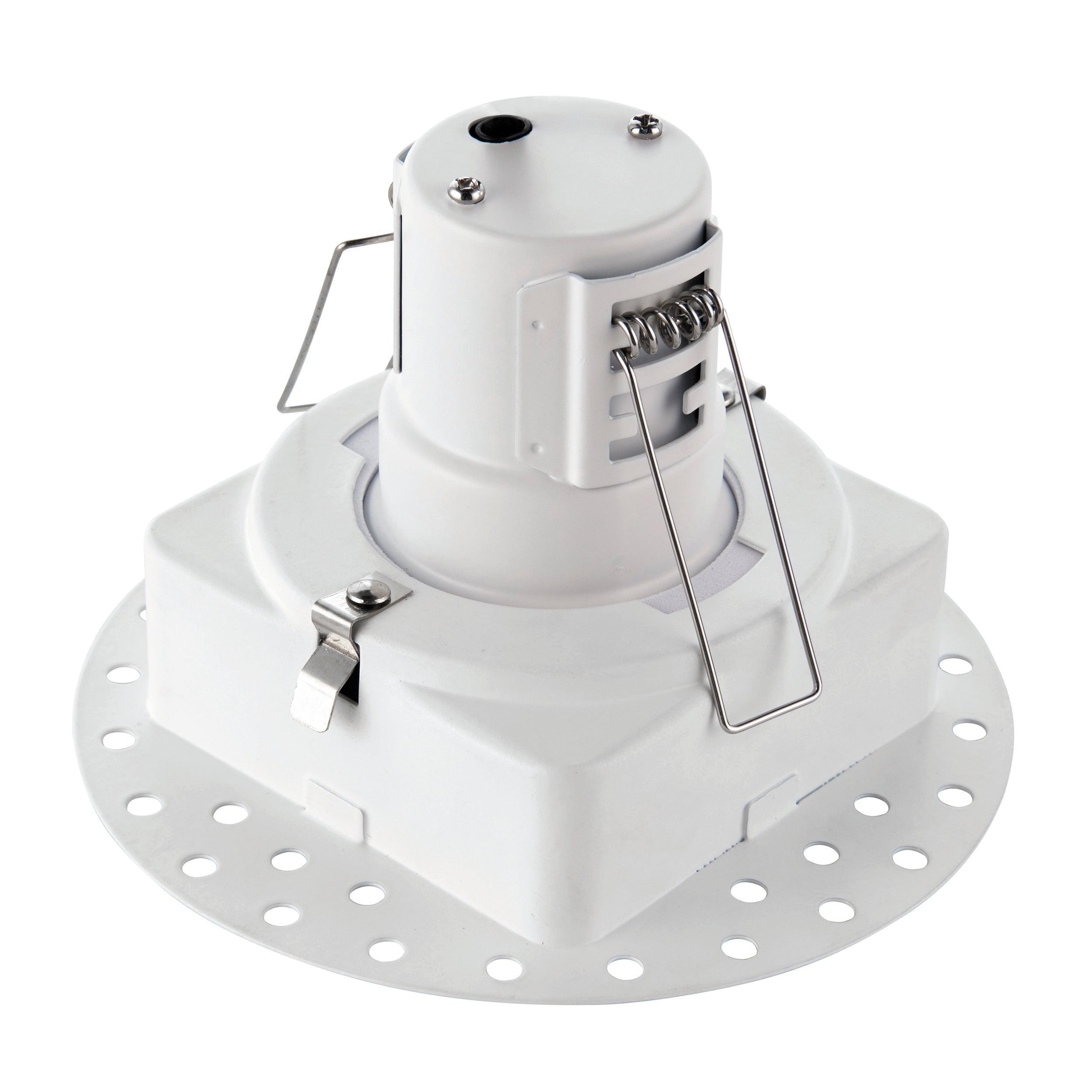 shieldeco recessed ceiling light trimless bezel square by saxby lighting, close up image 31