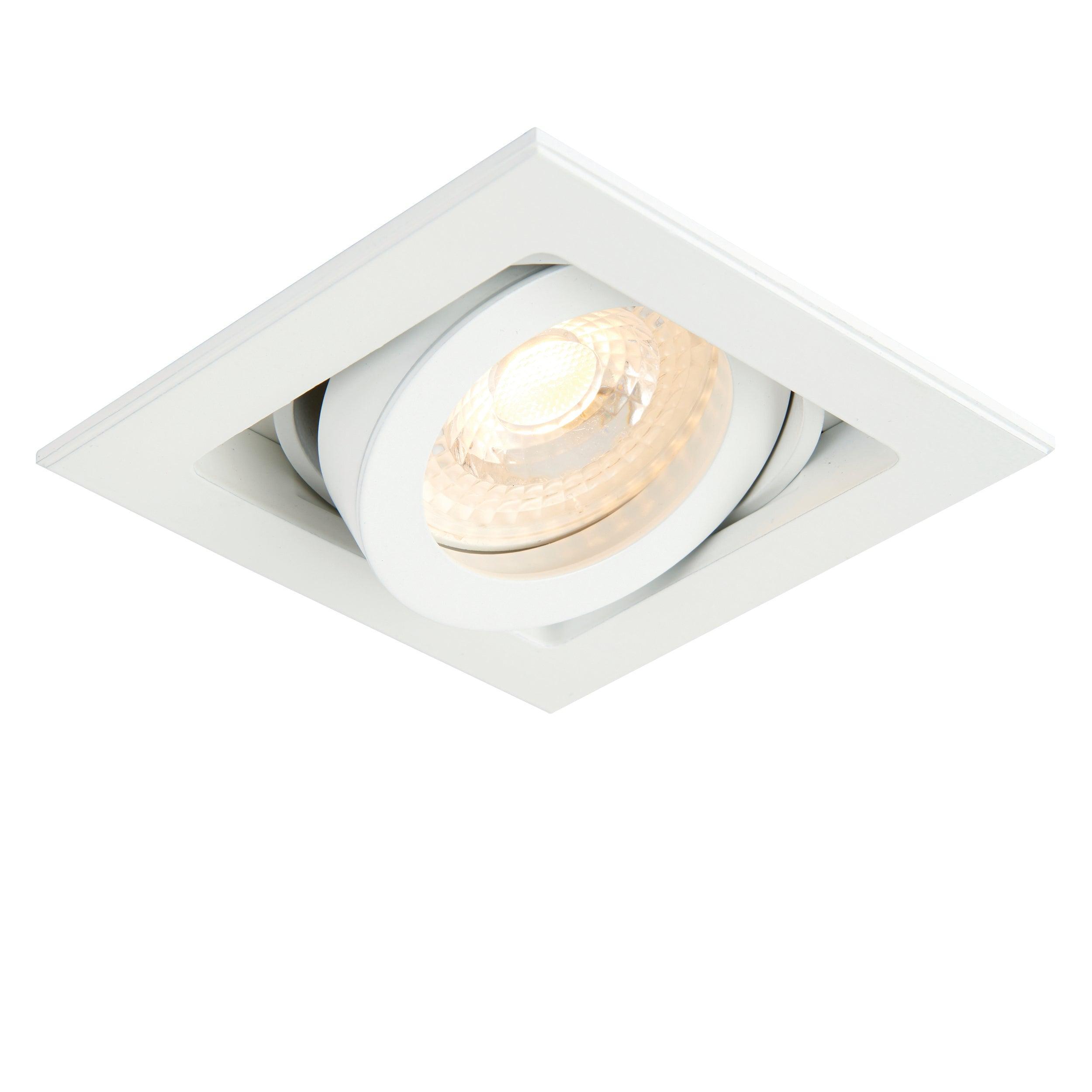 xeno white recessed tilt ceiling lightby saxby lighting