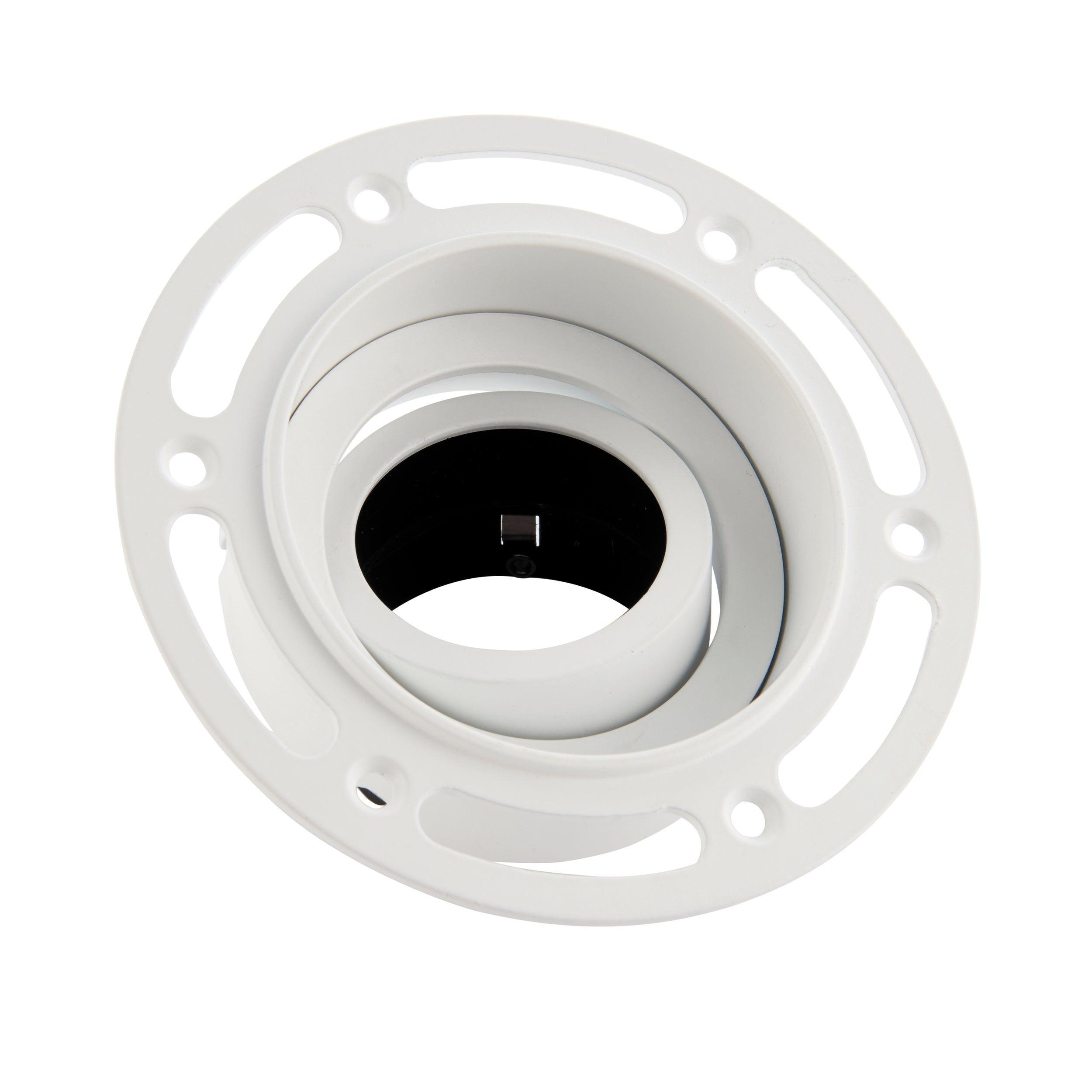 trimless adjustable downlight round white 50w by saxby lighting, close up image 128