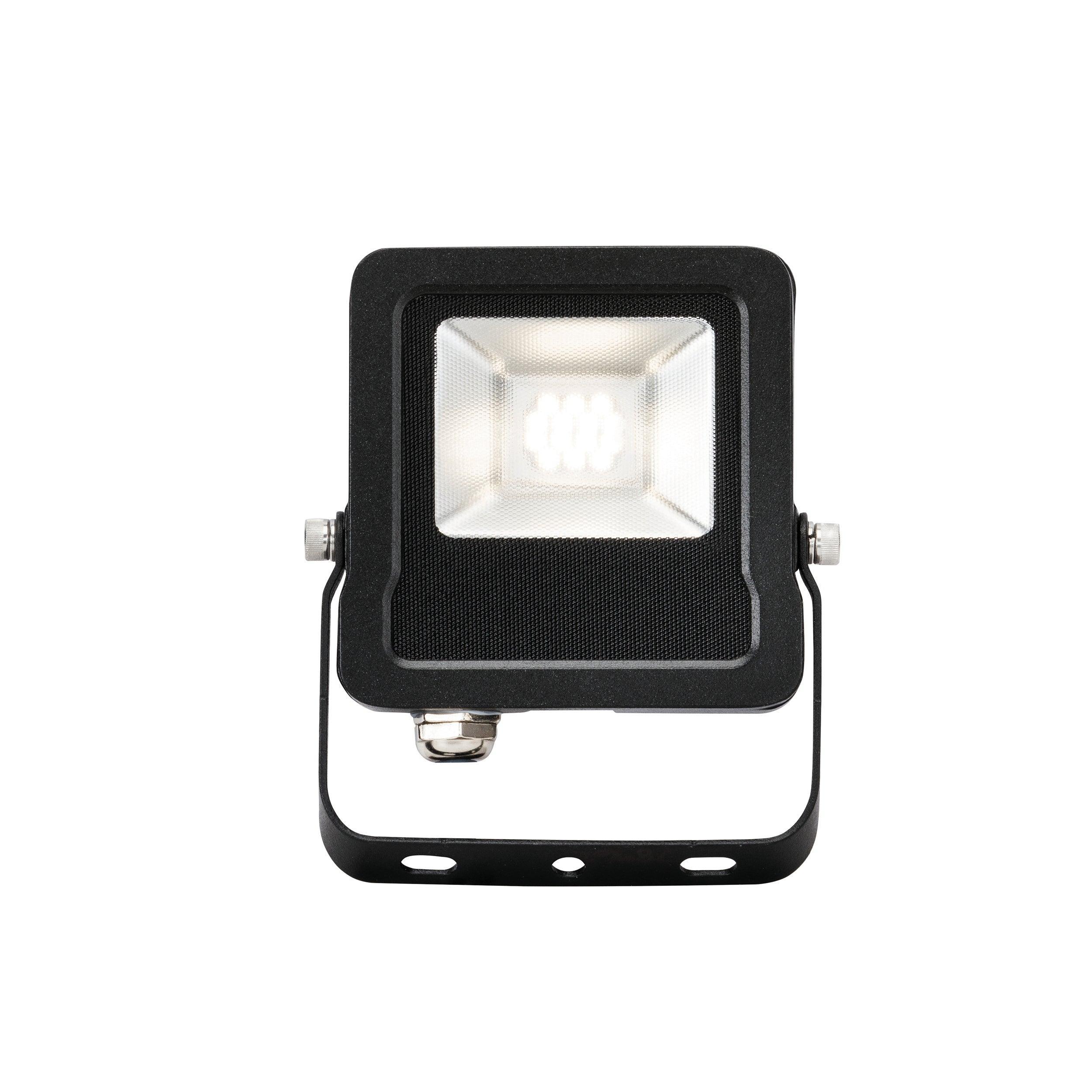 surge ip65 led flood light 10w cool white by saxby lighting, close up image 184