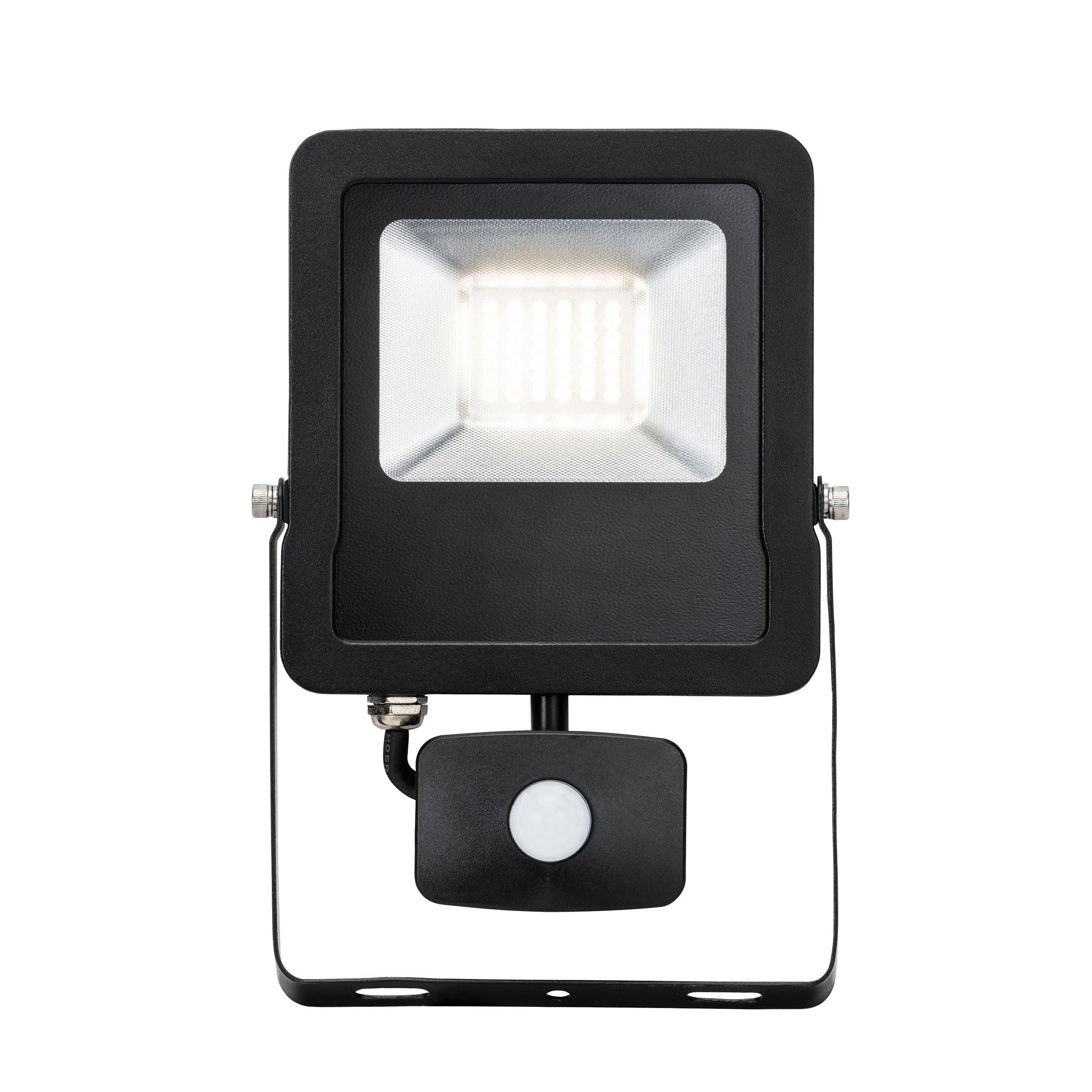 surge pir ip44 led flood light 30w cool white by saxby lighting, close up image 183