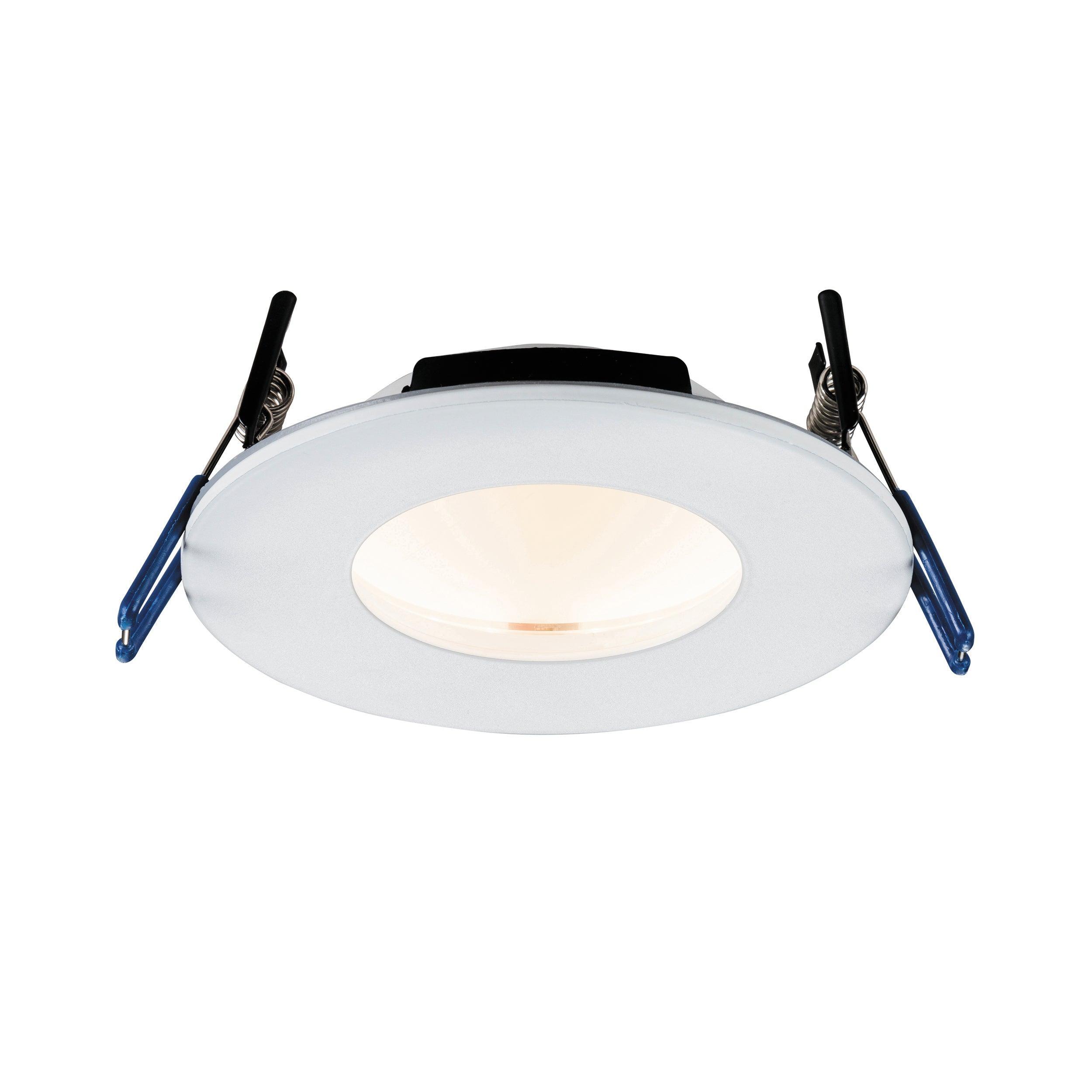 smart orbital led recessed light ip65 9wby saxby lighting
