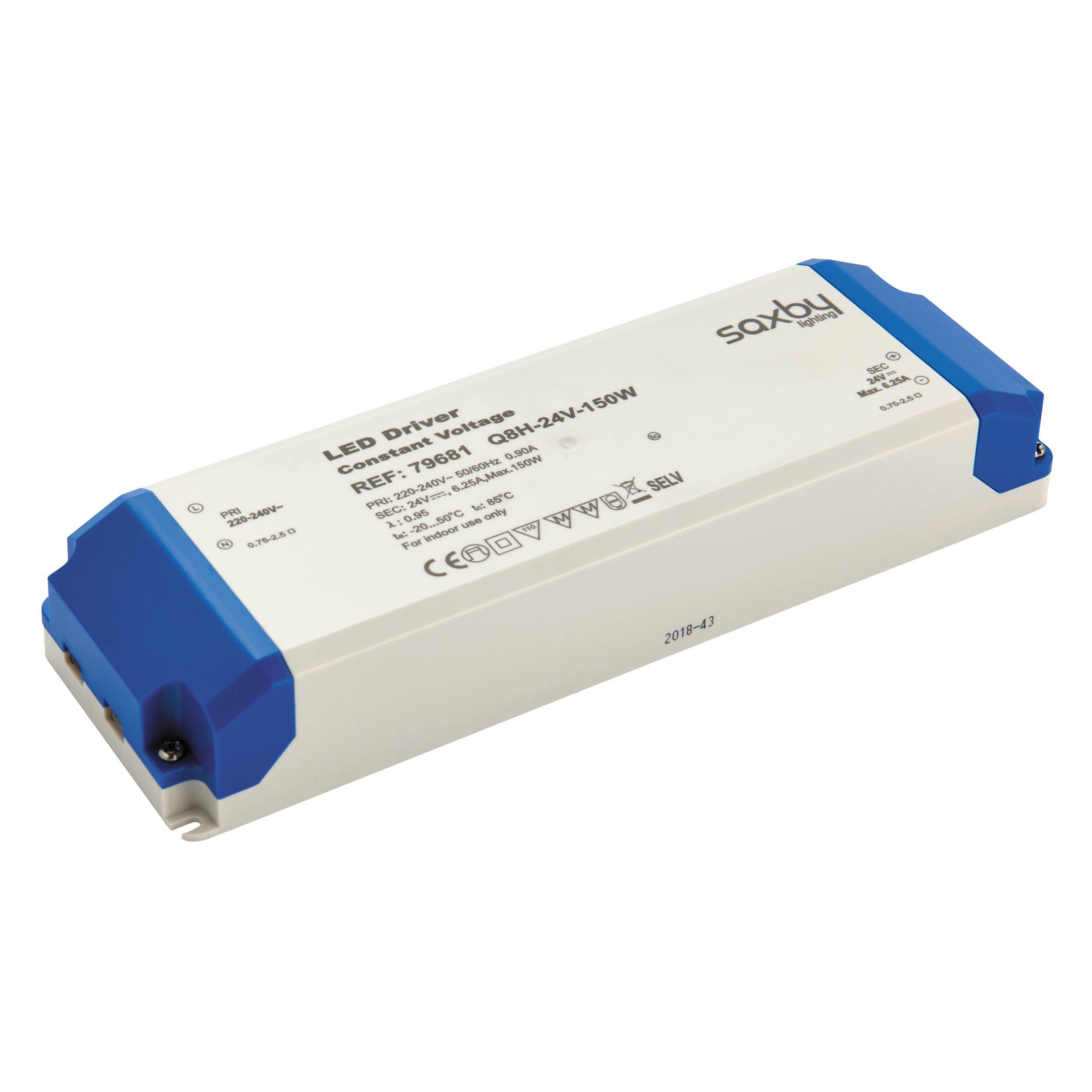 led driver constant voltage 24v 150wby saxby lighting