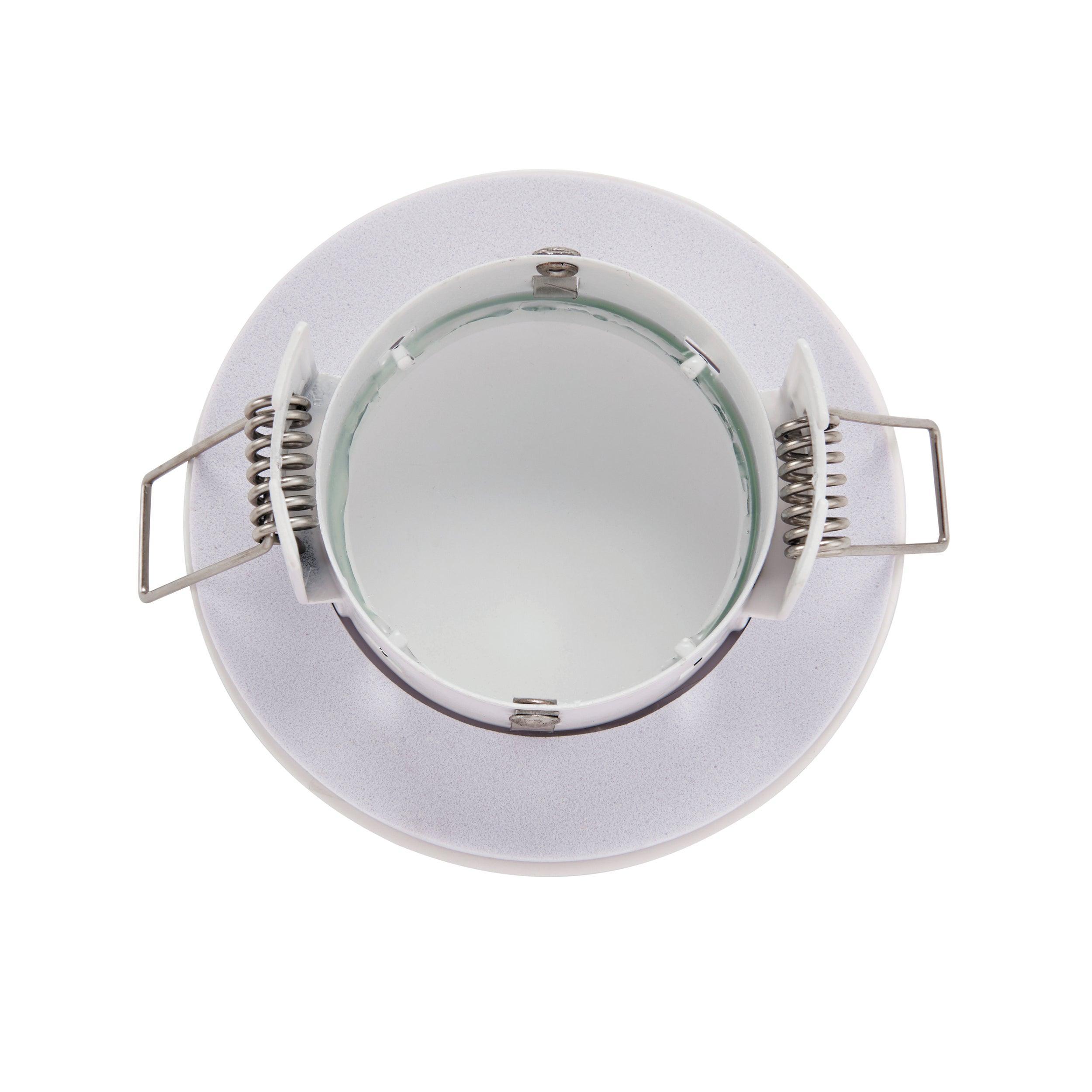 speculo white recessed light ip65 50wby Saxby Lighting, close up image