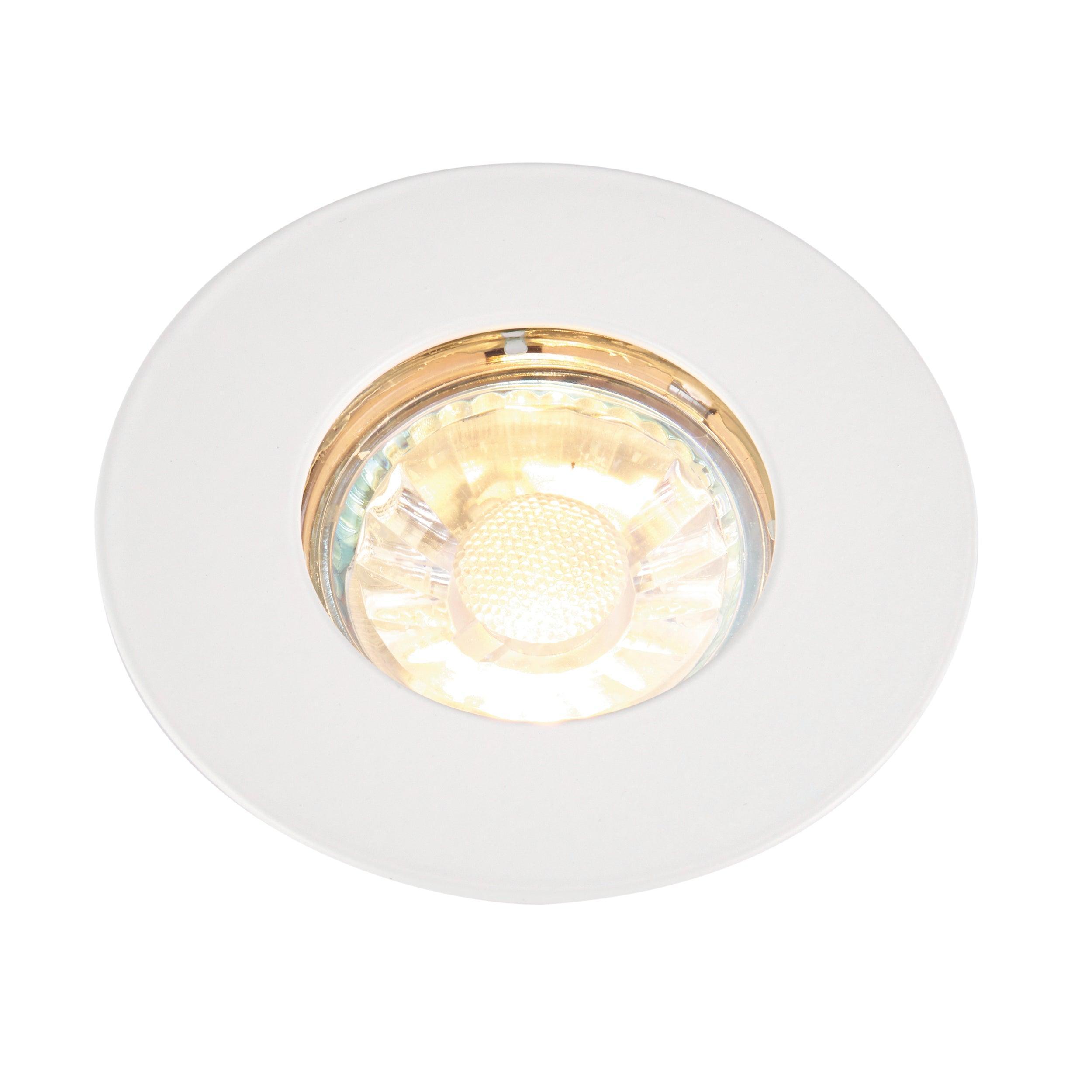speculo white recessed light ip65 50w by saxby lighting, close up image 222