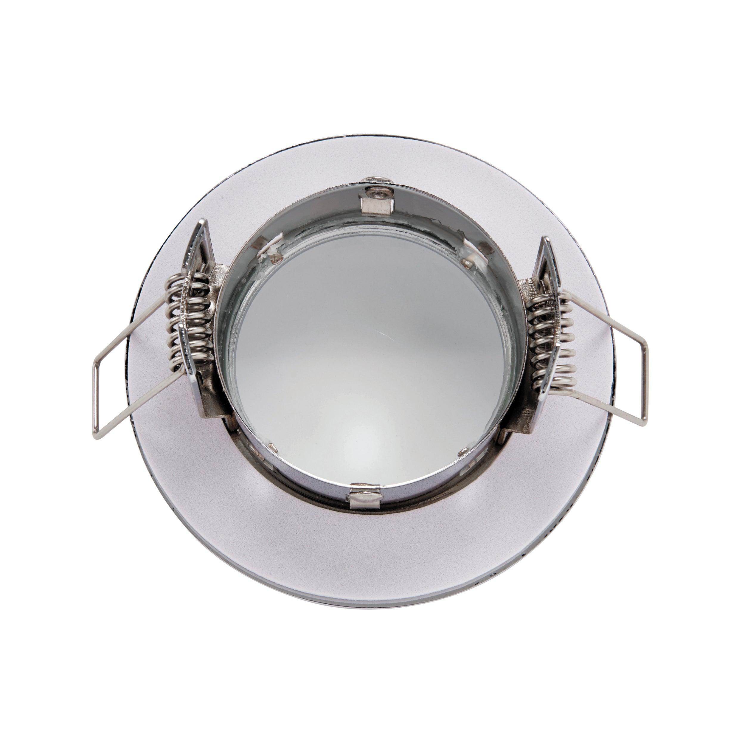 speculo chrome recessed light ip65 50wby Saxby Lighting, close up image