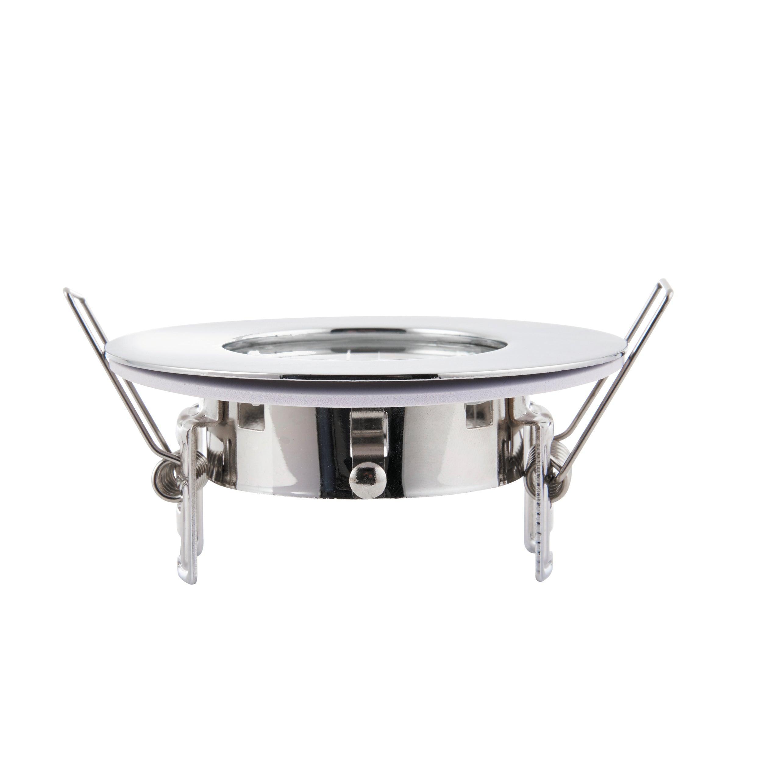 speculo chrome recessed light ip65 50w by saxby lighting, close up image 361