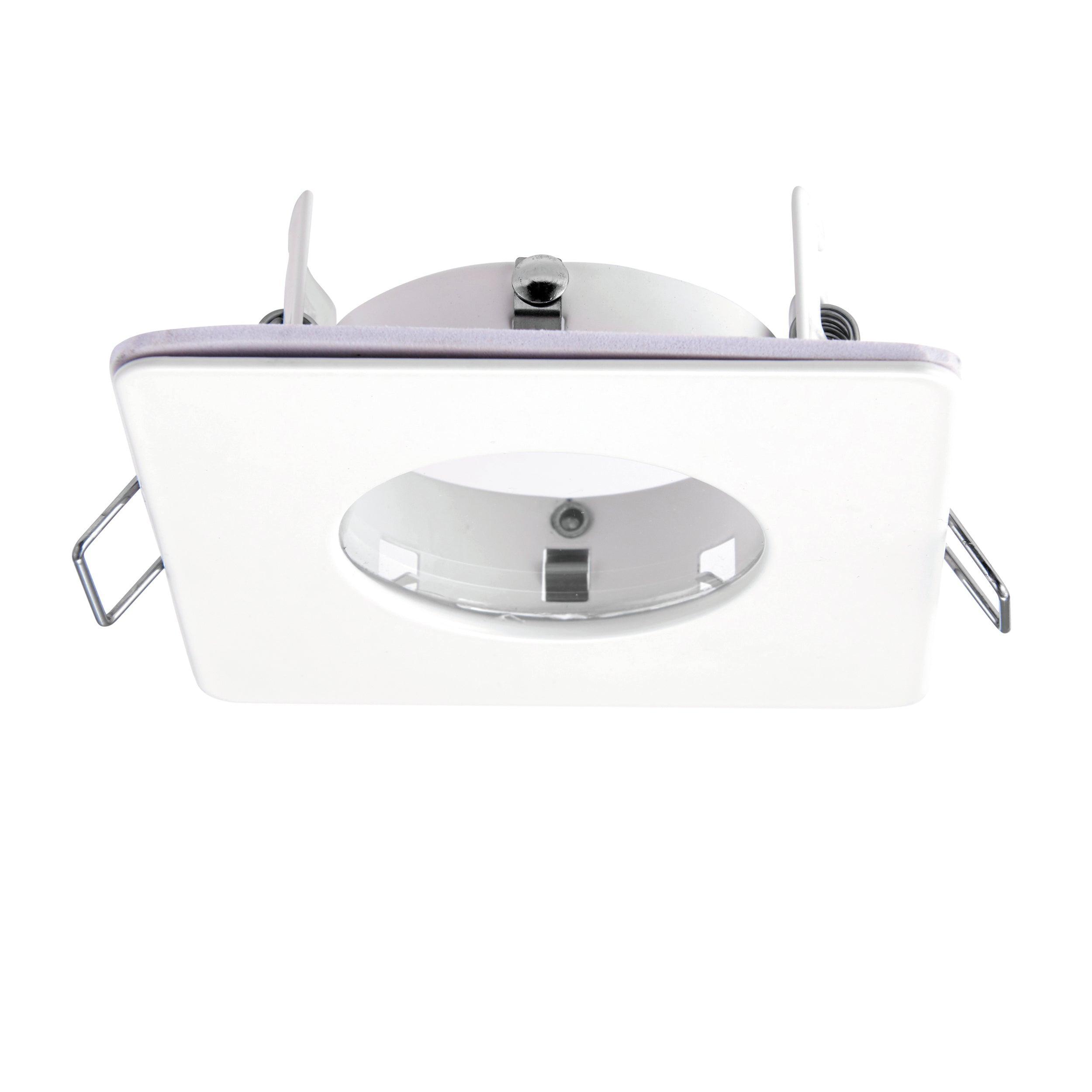 speculo white square recessed light ip65 50wby saxby lighting