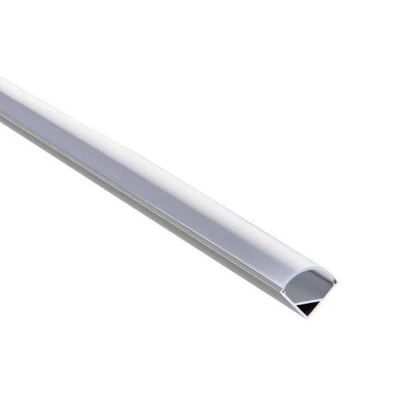 Rigel Corner 2m Aluminium Profile/Extrusion Silver for LED Tape Light