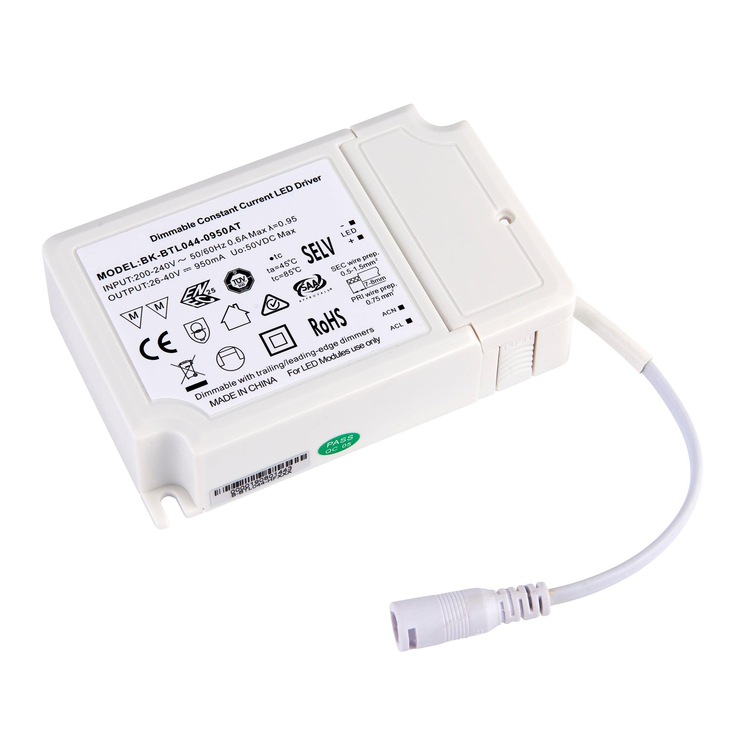 led driver constant current dimmable 40w 950maby saxby lighting