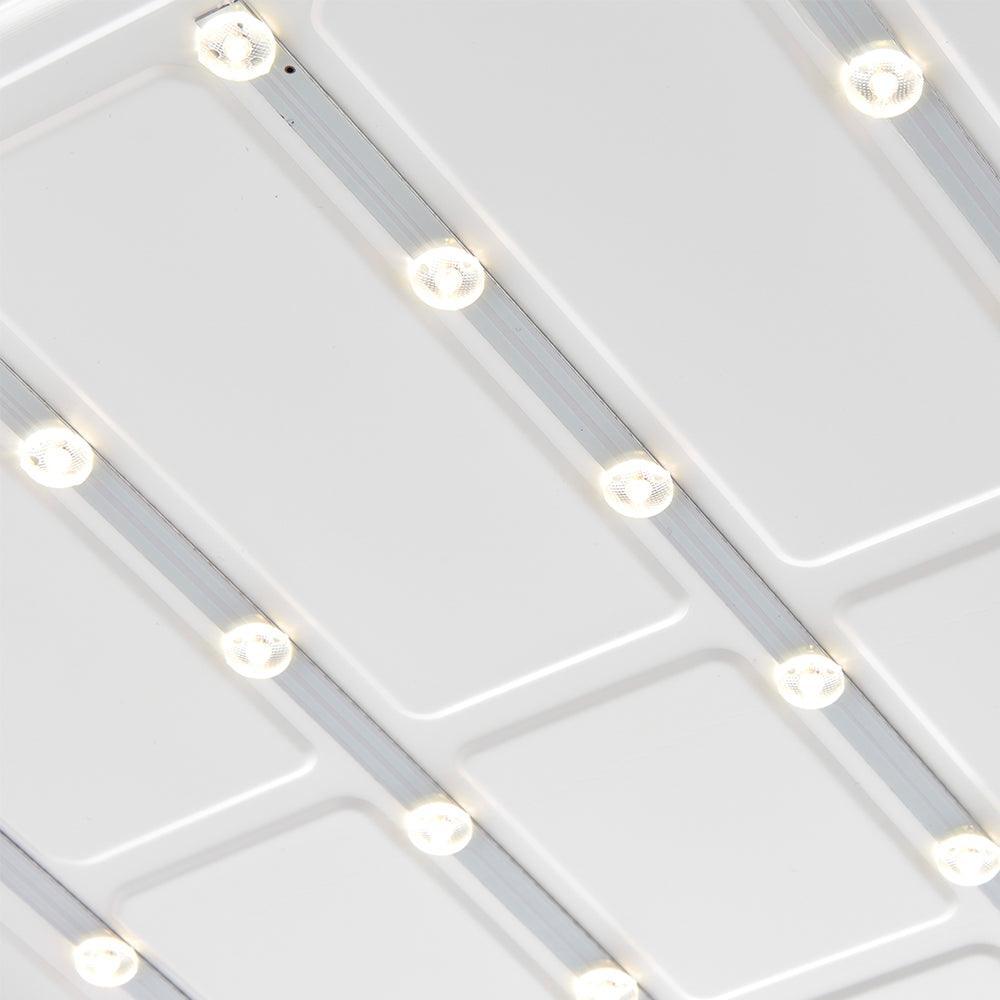 stratus warm white led t bar ceiling light 40wby Saxby Lighting, close up image