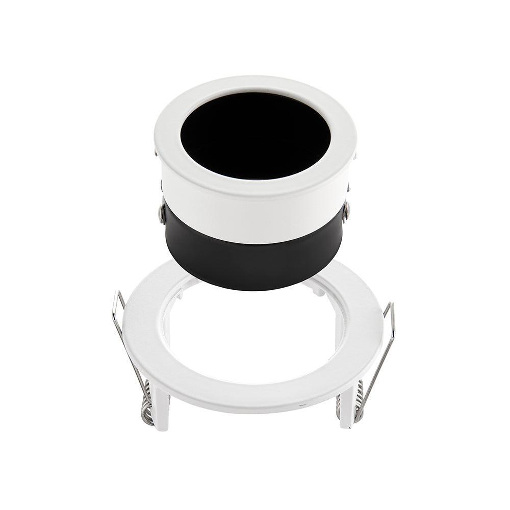 cast baffle white recessed adjustable downlight 50w by saxby lighting, close up image 292