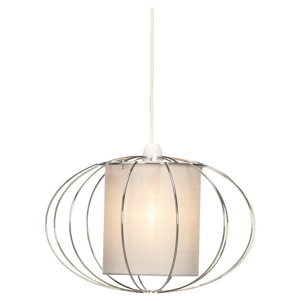 tigris chrome non electric pendant ceiling light
