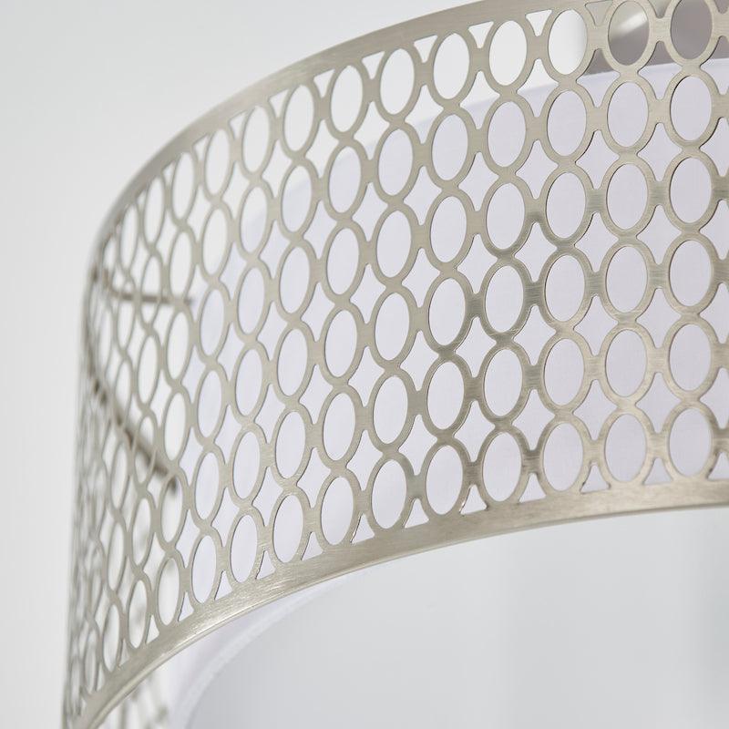 Cordero 3lt Gold Flush Ceiling Light by Endon Lighting Living Room Image 6