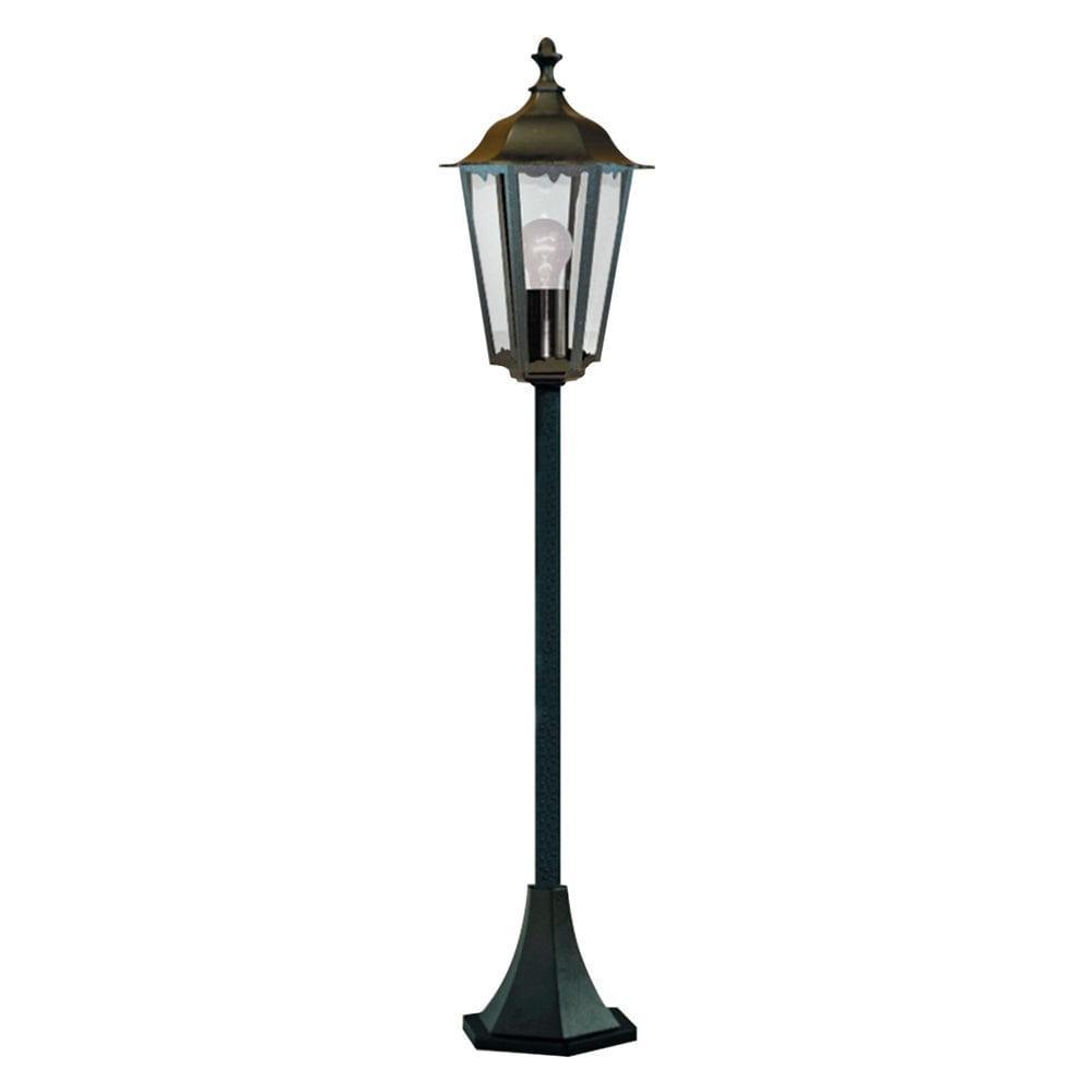 alex medium black outdoor lamp post 82504bk