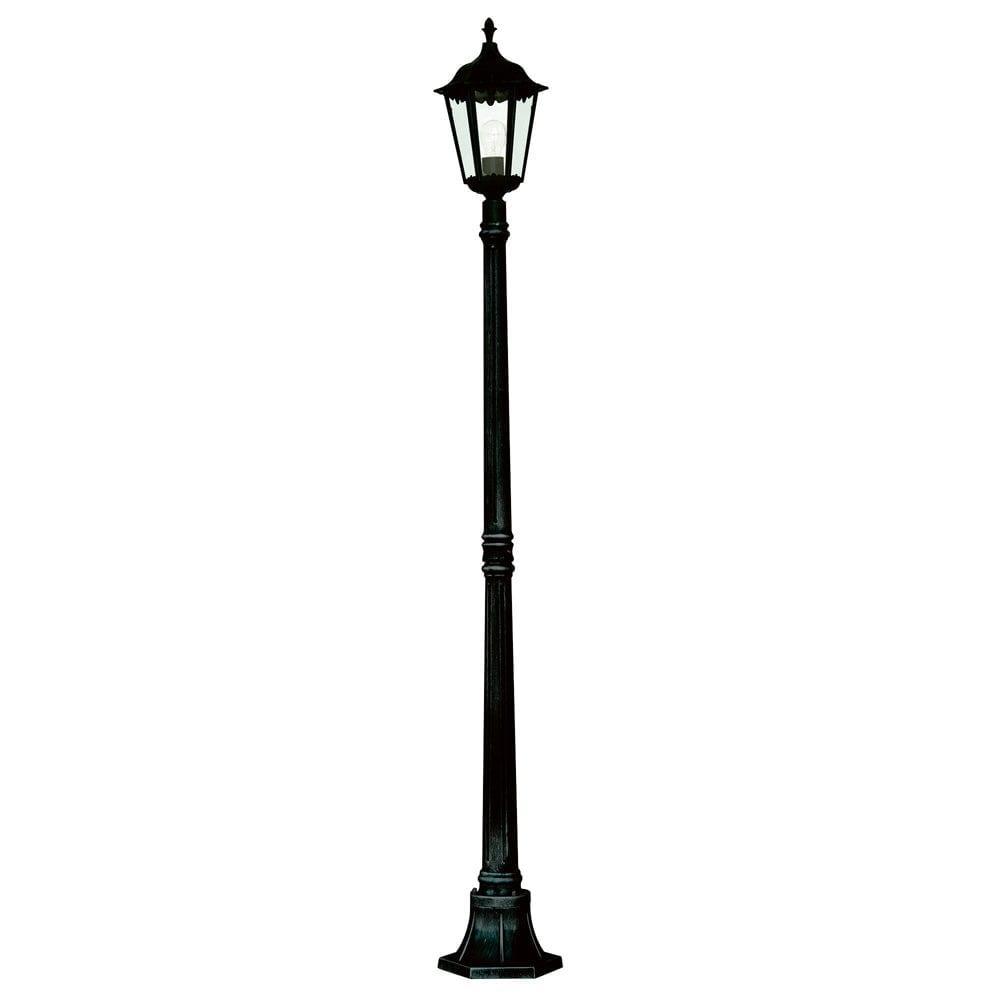 alex large black outdoor lamp post 82508bk