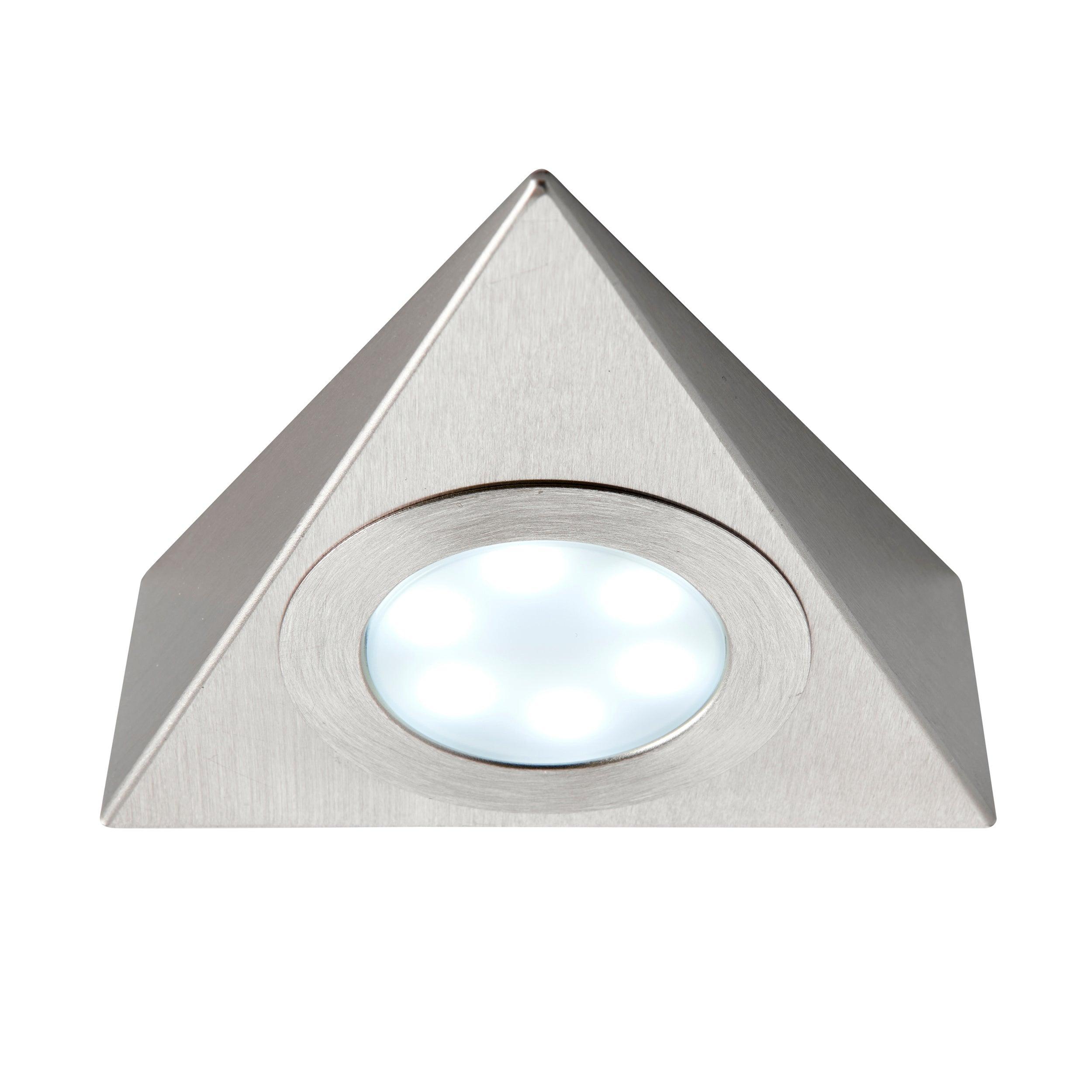 nyx triangular cabinet light 2 5w by saxby lighting, close up image 256