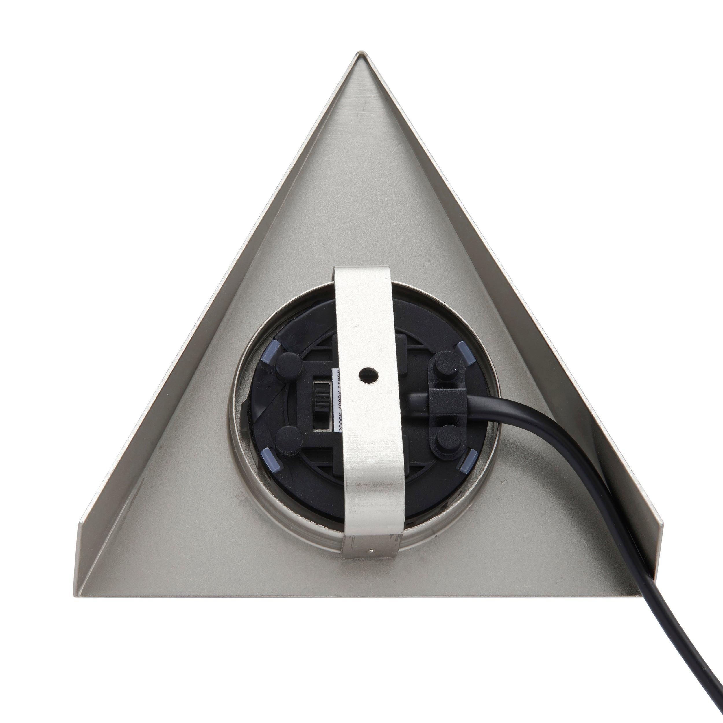 nyx triangular cabinet light 2 5w by saxby lighting, close up image 203