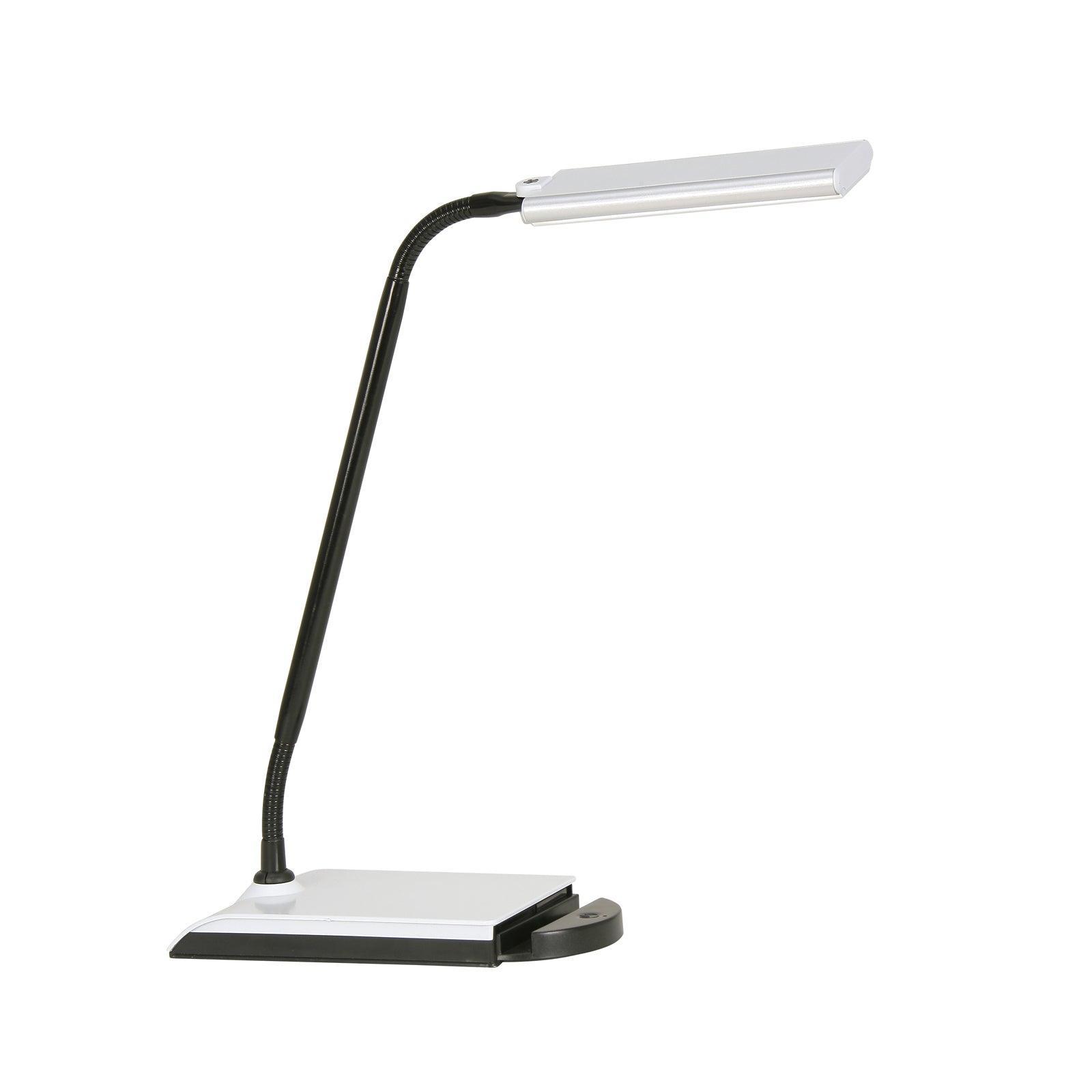 aini white led desk lamp usb charger phone slot Living Room Image