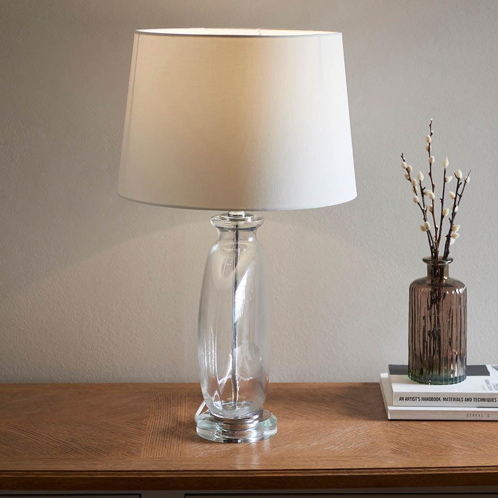Endon Gideon 1 Light Polished Nickel Table Lamp 5