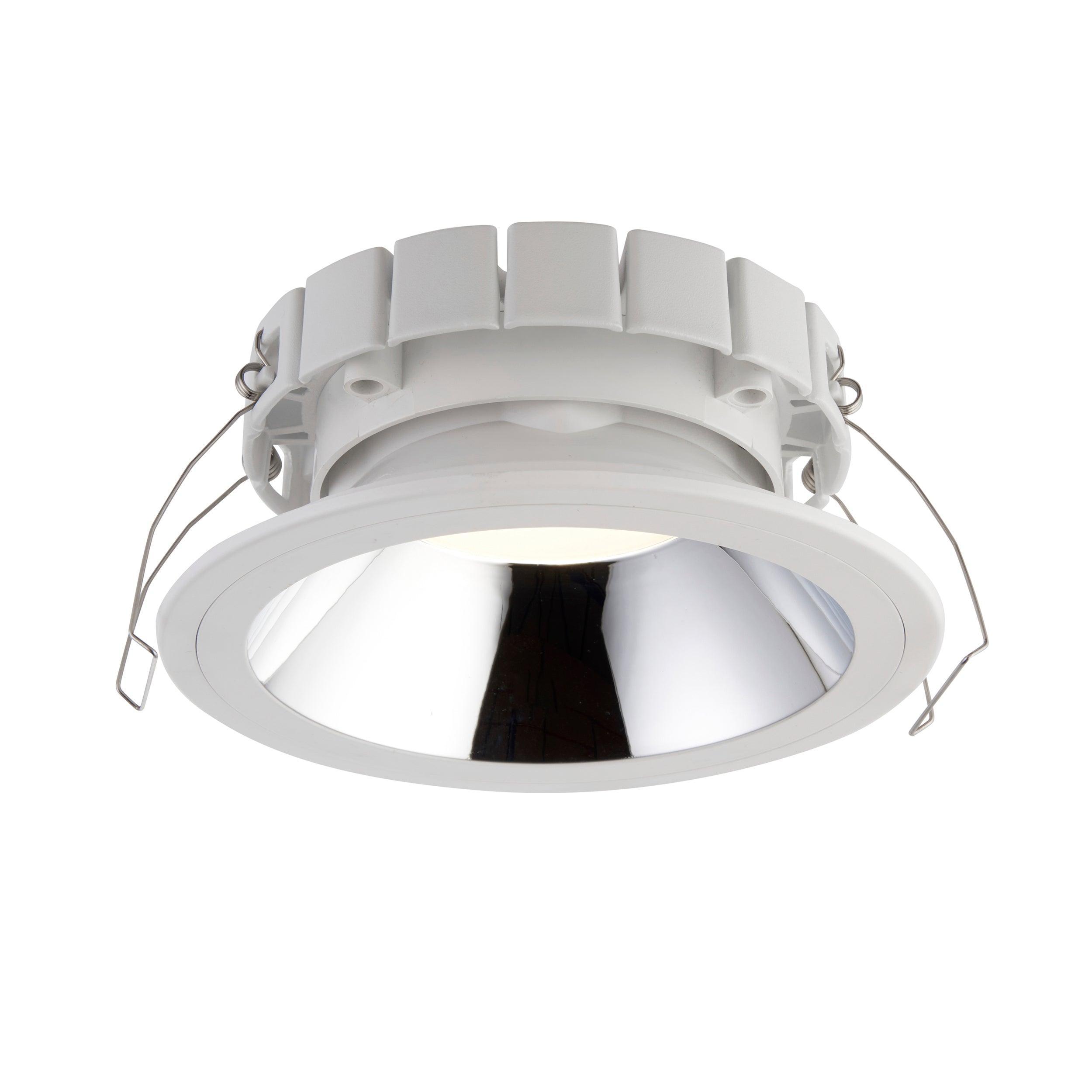alto white recessed cool white downlight 24wby saxby lighting