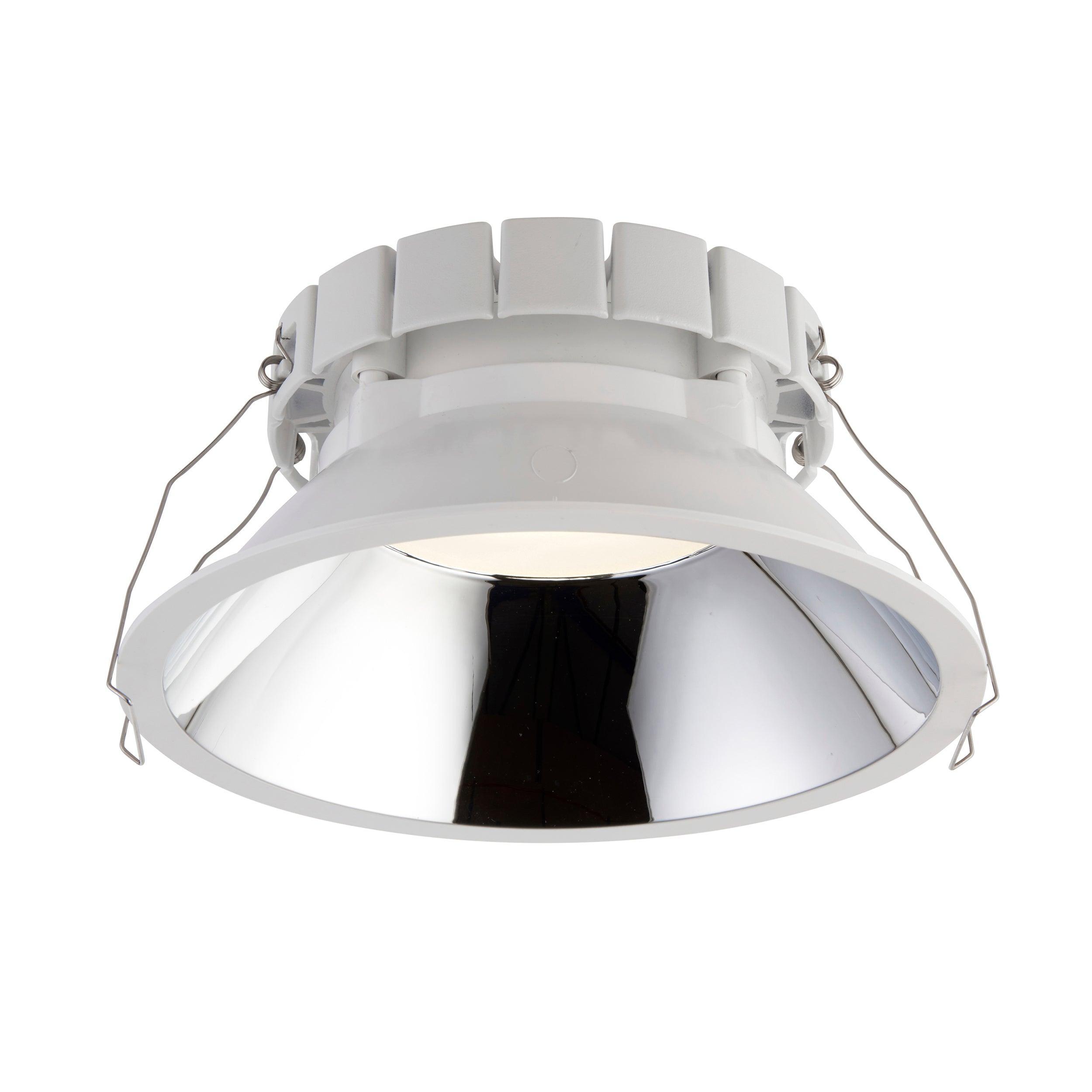 alto white recessed cool white downlight 32wby saxby lighting
