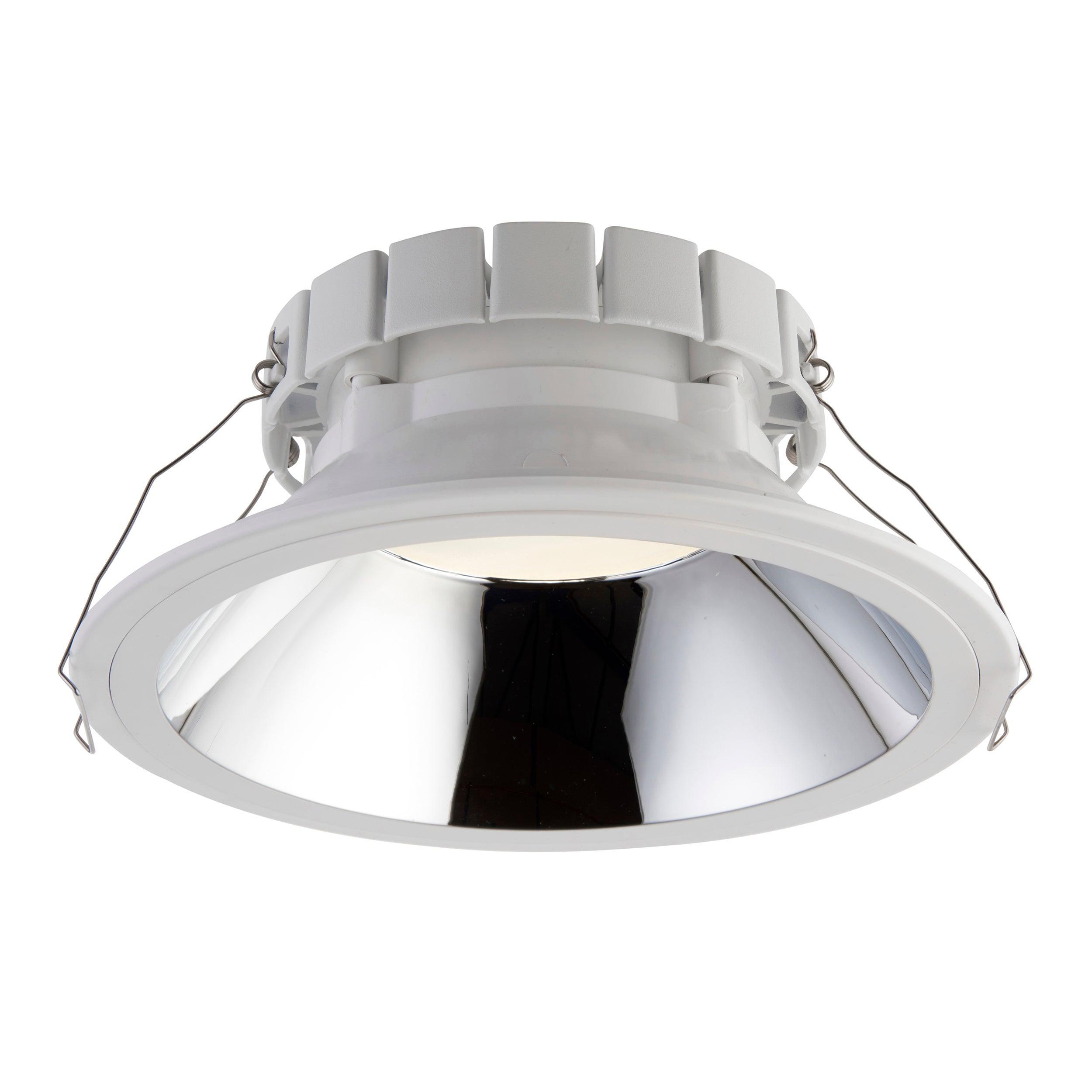 alto white recessed cool white downlight 32w by saxby lighting, close up image 285