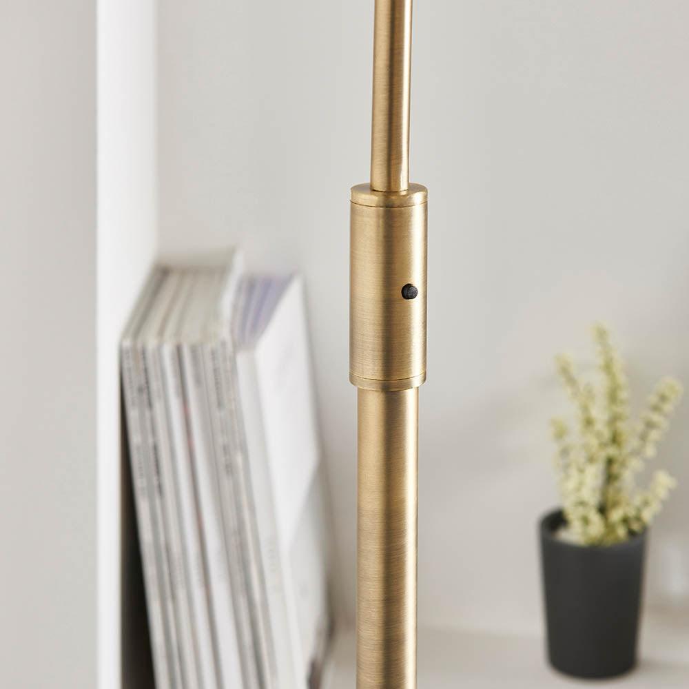 Endon Otto 1 Light Matt Brass Finish Floor Lamp by Endon Lighting 6